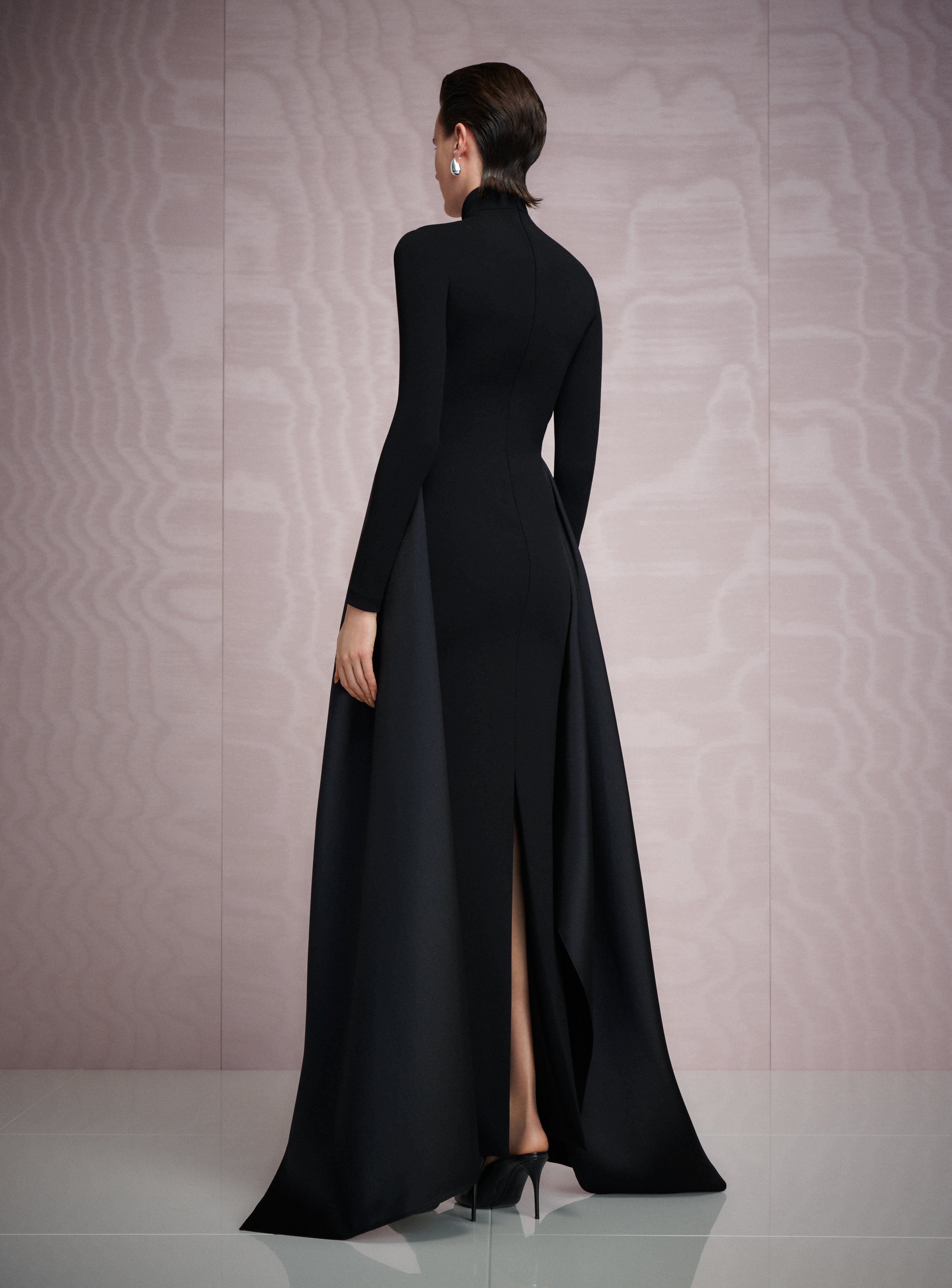 SOLACE LONDON Olivia sukienka wieczorowa czarna maxi