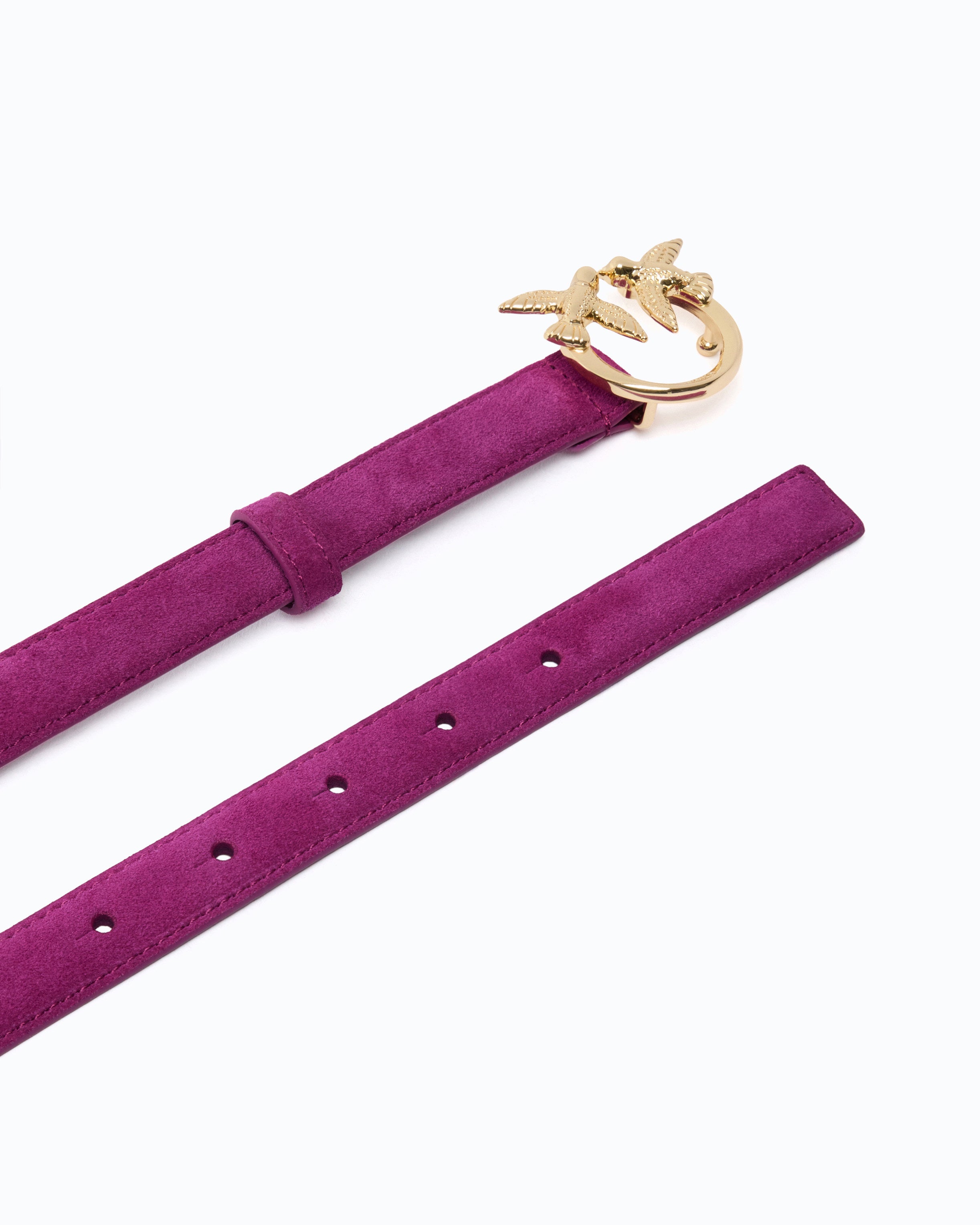 Pinko Love Berry H2 pasek zamszowy 2 cm