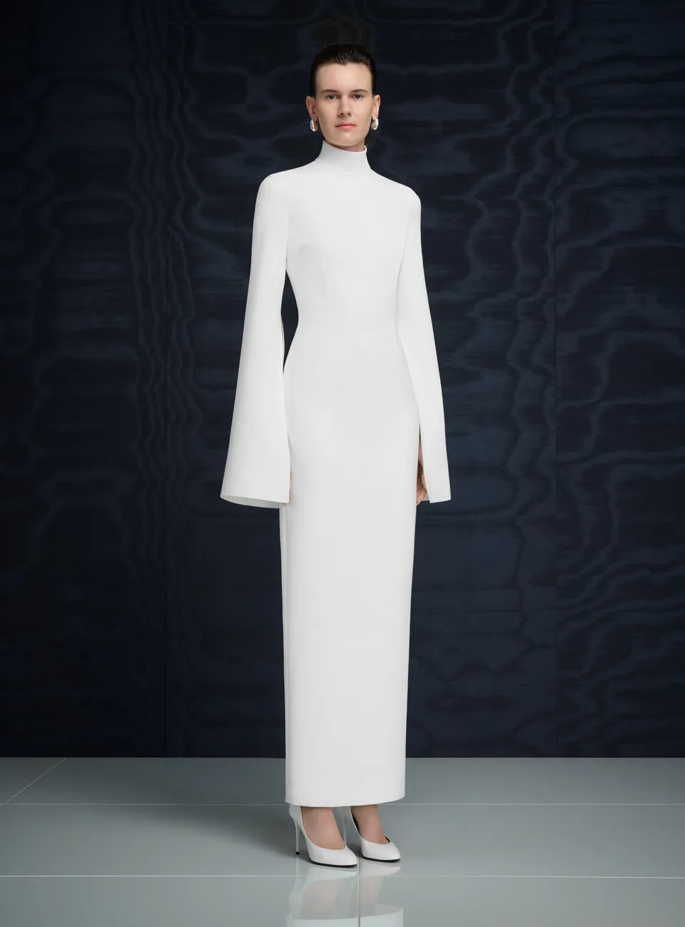 Solace London Josefine Maxi Dress sukienka kremowa