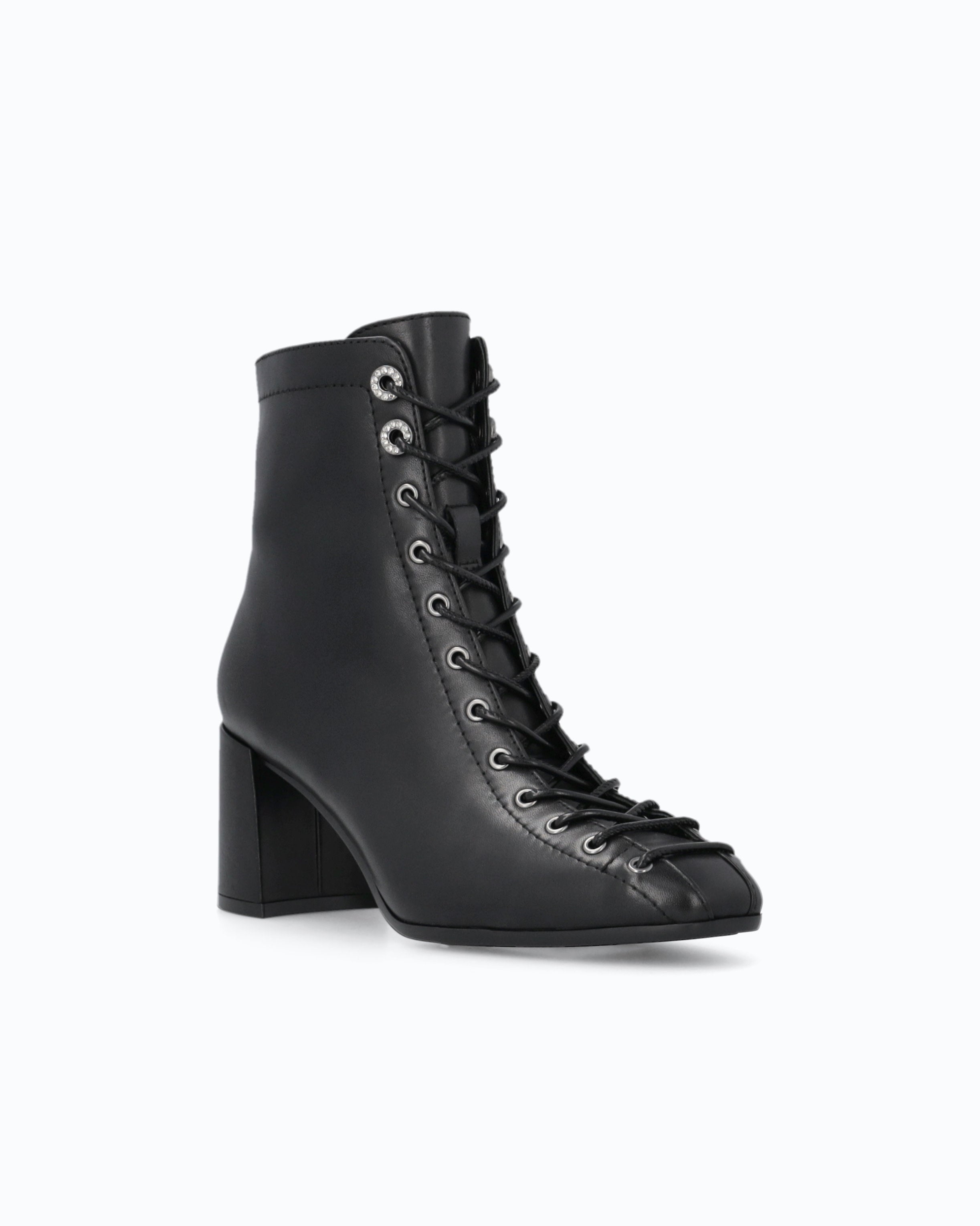 Pinko Anita 01 Ankle Boot botki czarne skórzane
