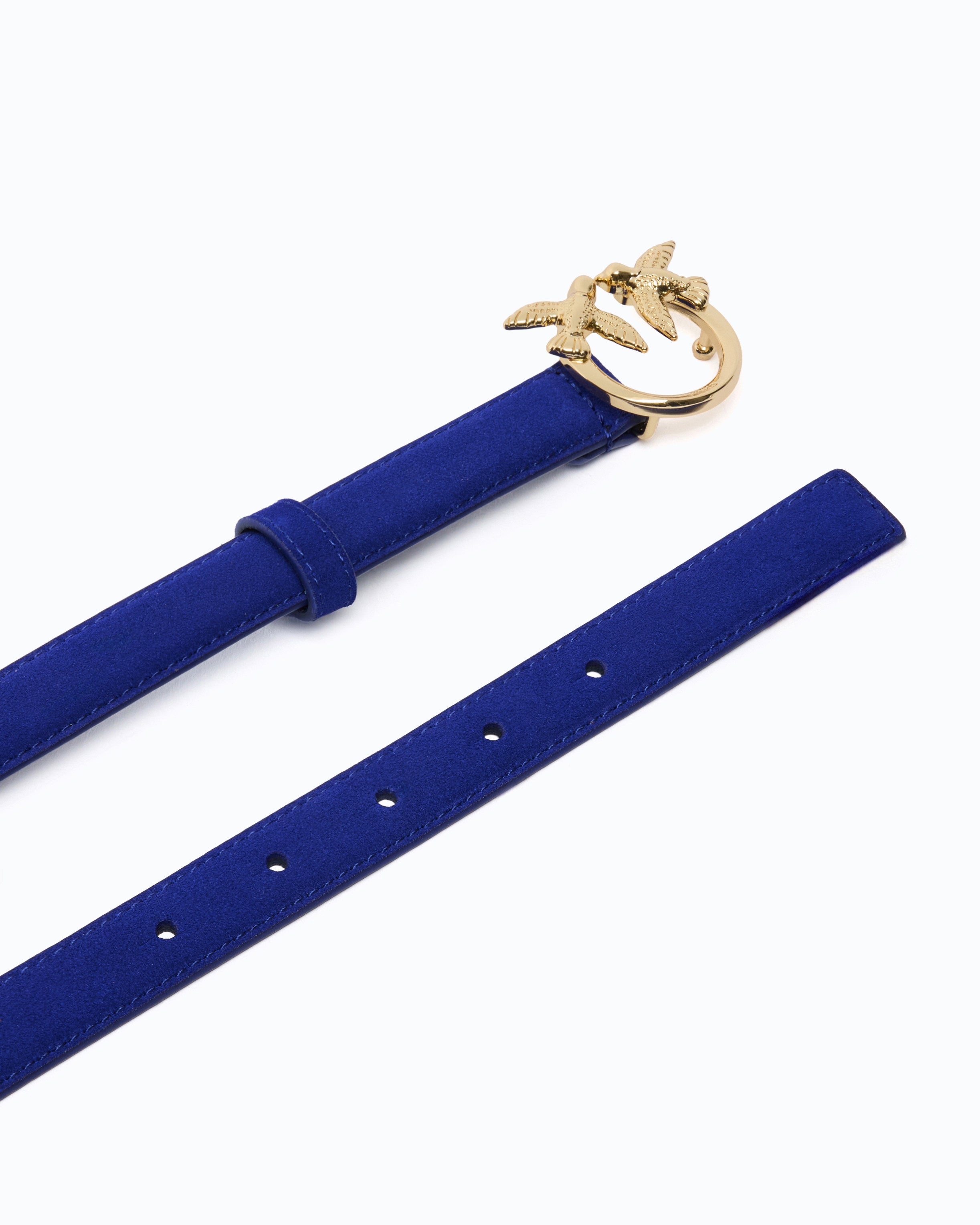 Pinko Love Berry H2 Belt Low pasek zamszowy 2 cm