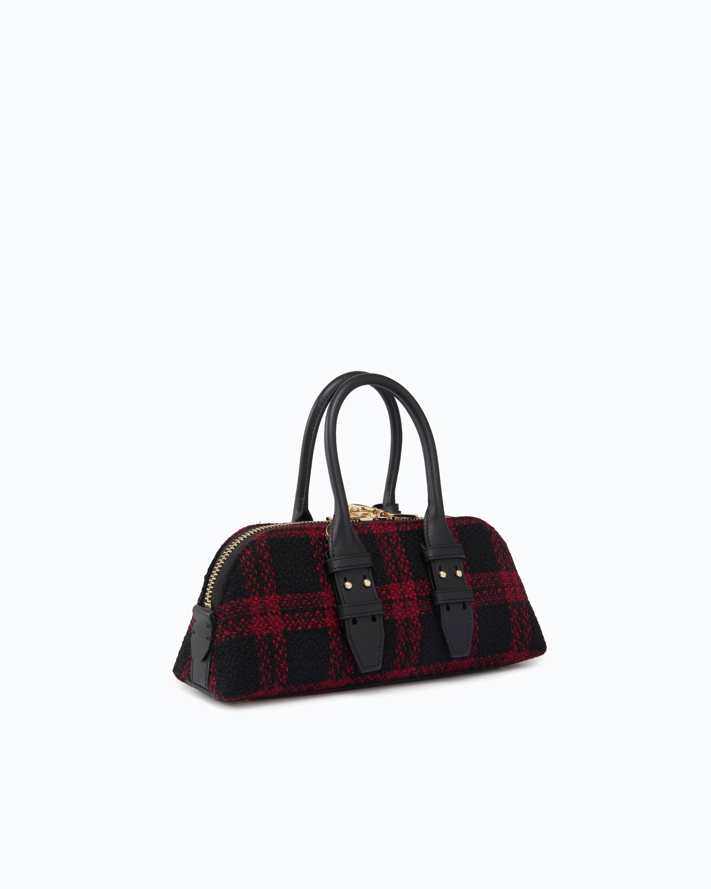 Pinko Escape Bag Horizontal torebka tweedowa w kratke