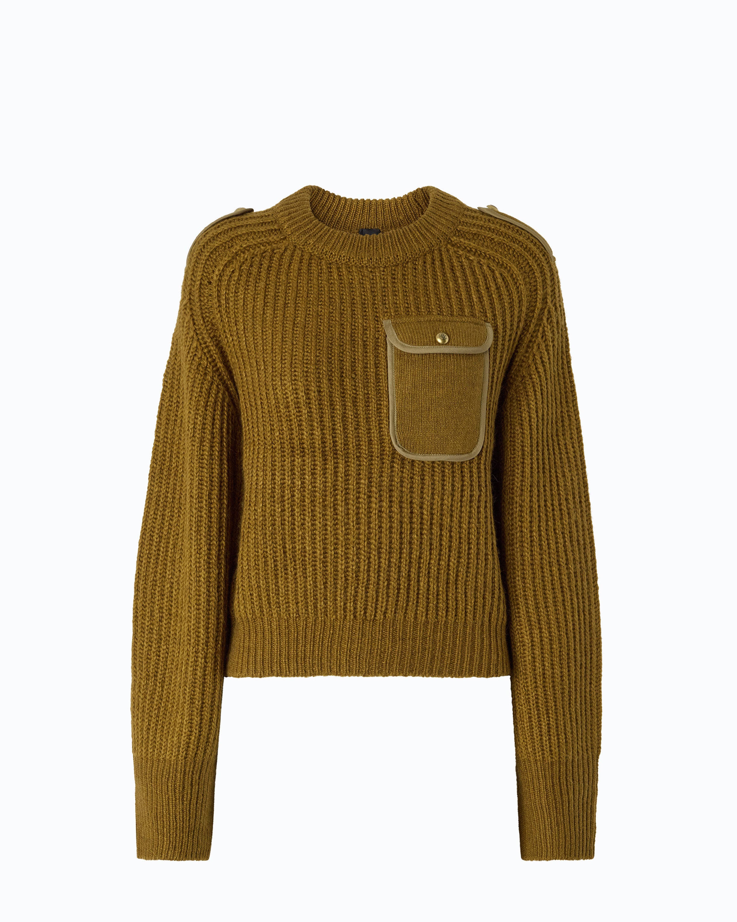 Pinko Miagolio Sweater sweter wełniany z kieszonką