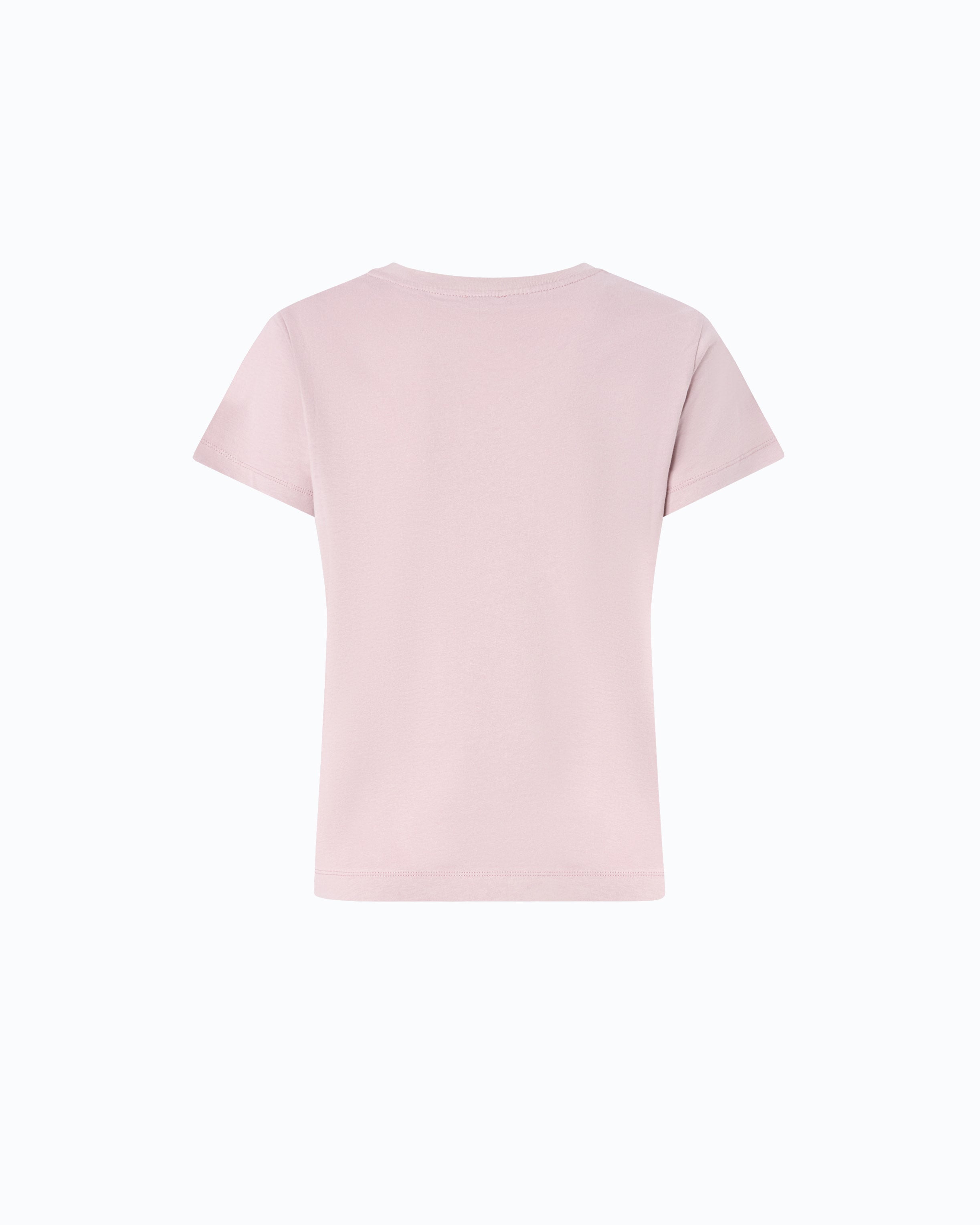 Pinko T-shirt bawełniany różowy z logo