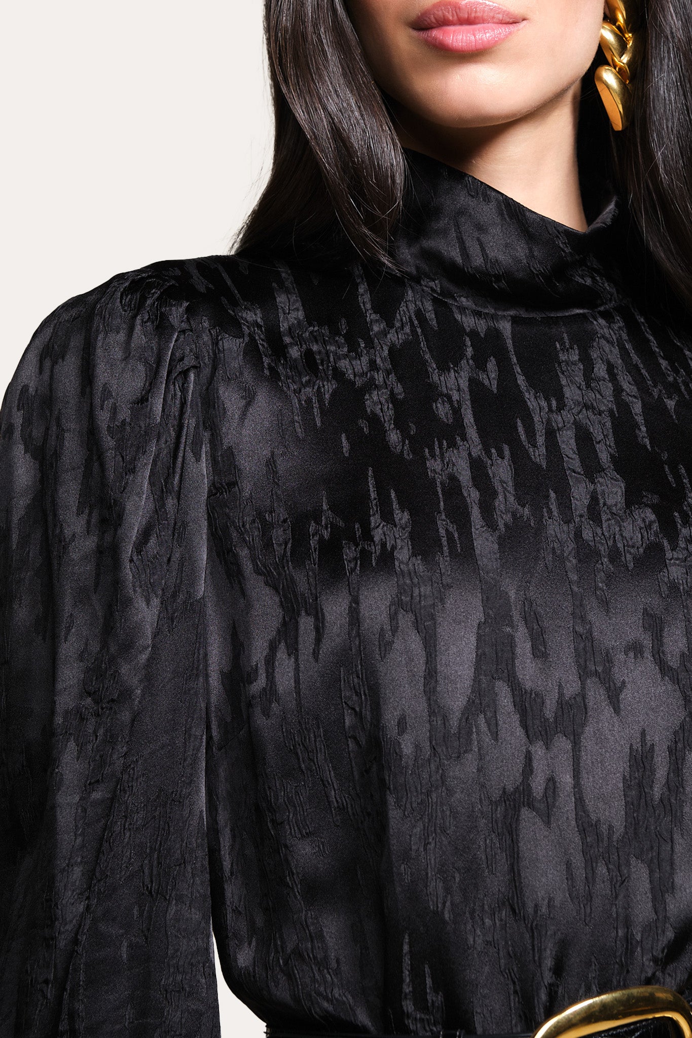 Elie Tahari Silk Jacquard sukienka wieczorowa czarna