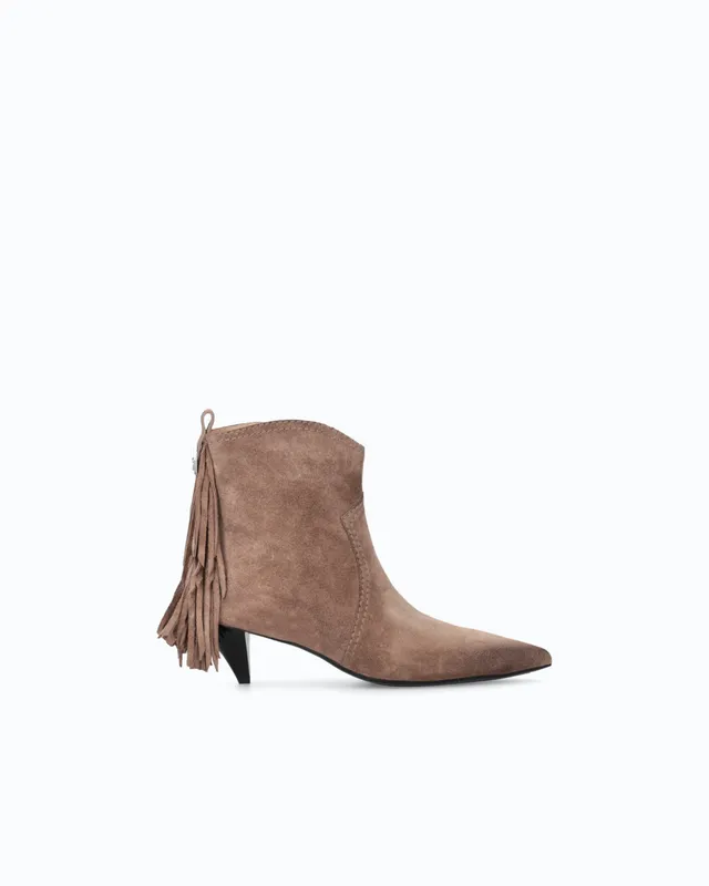 Pinko Didi 01 Ankle Boot botki brązowe zamsz
