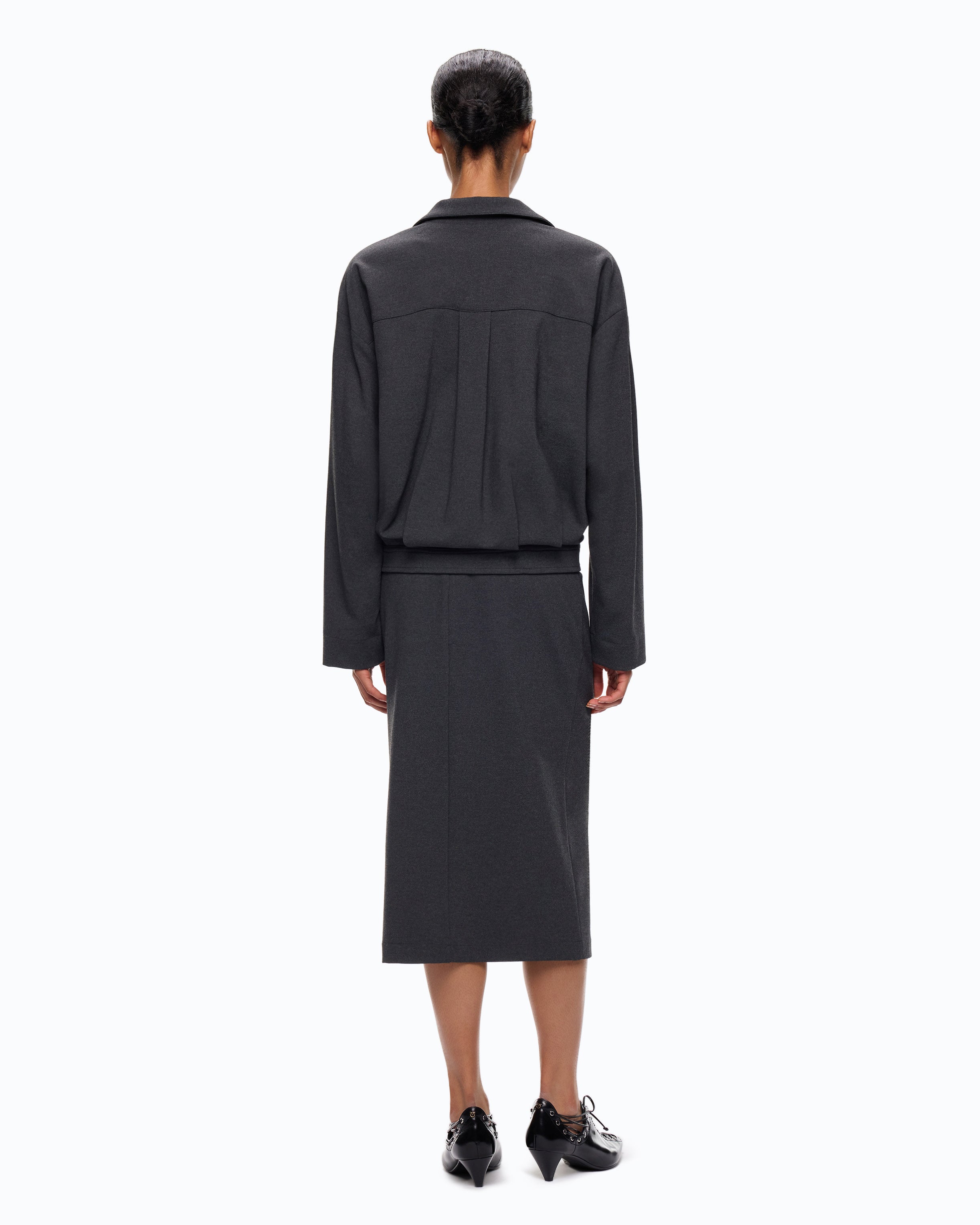 Pinko Caprifoglio Jacket kurtka koszulowa szara