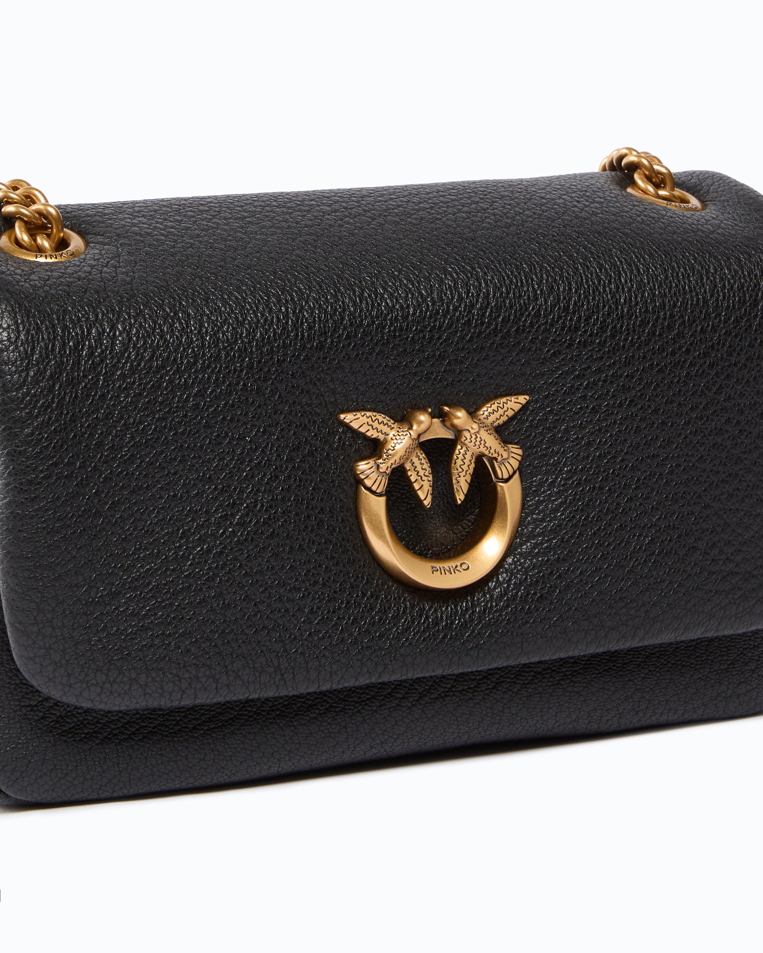 Pinko Mini Love Bag Click torebka crossbody skórzana