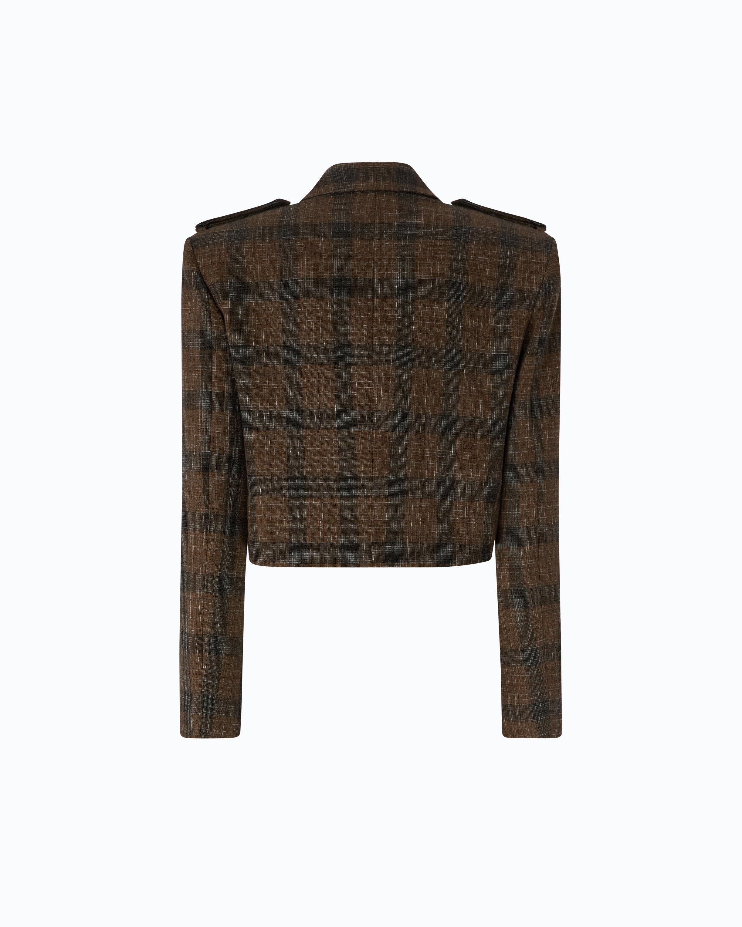 Pinko Manna Jacket żakiet pepitka czarny