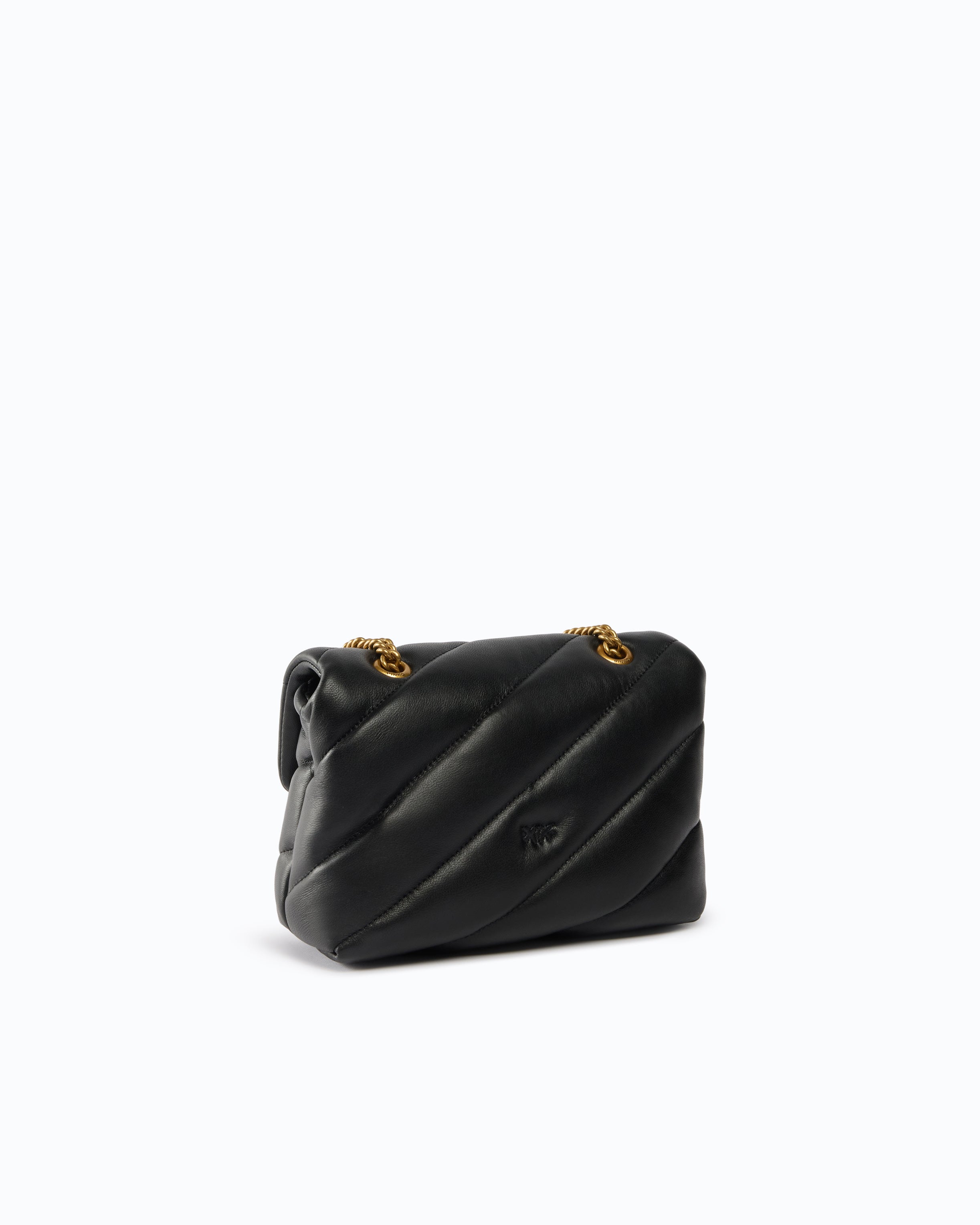 Pinko Mini Love Bag Puff torebka nappa czarna