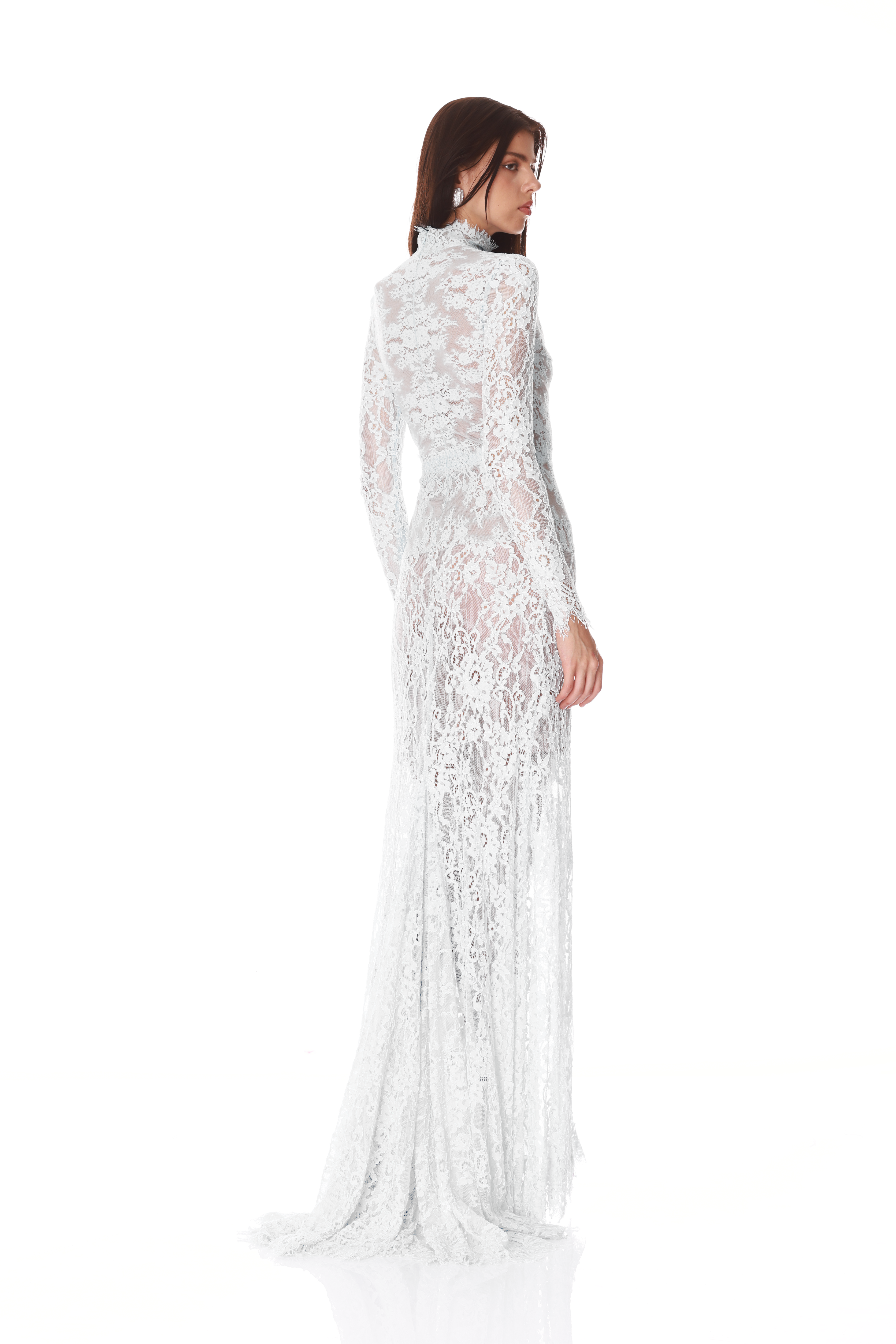 Bronx and Banco Nora Cutout sukienka koronkowa maxi