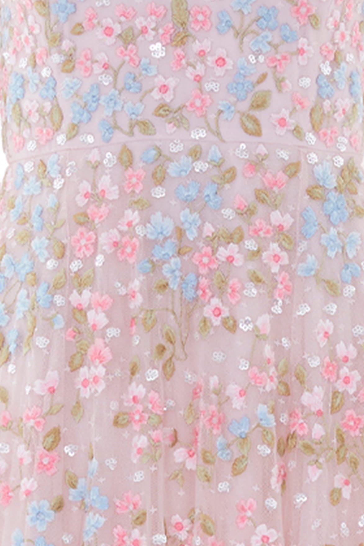 Needle & Thread Versailles Ditsy Ankle Gown suknia kwiatowa