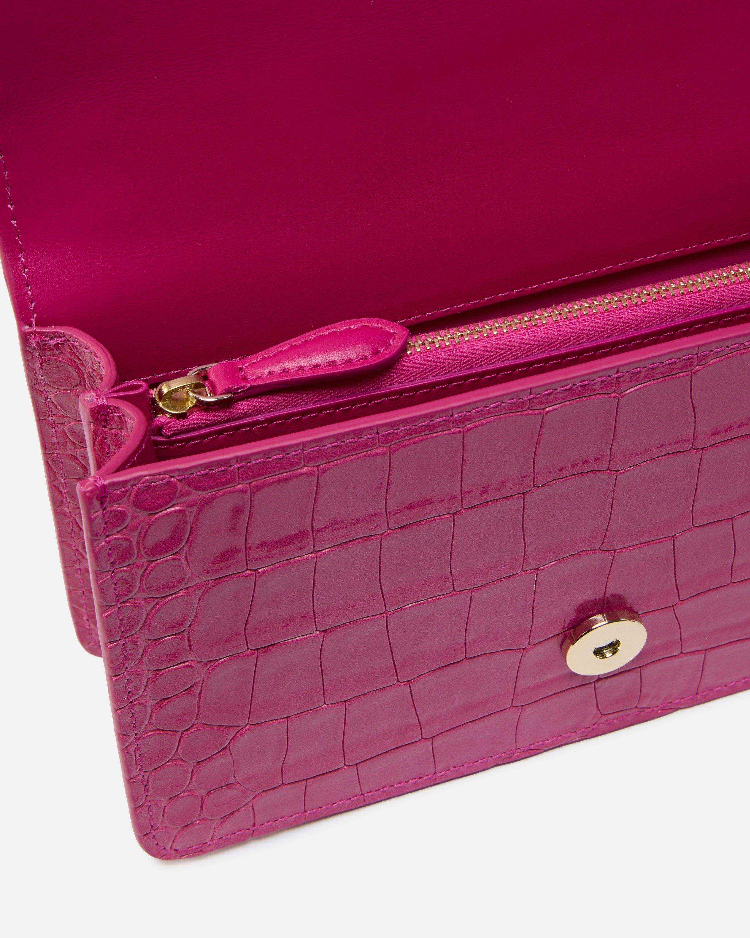 Pinko Love Bag One Mini torebka krokodyl łańcuszek