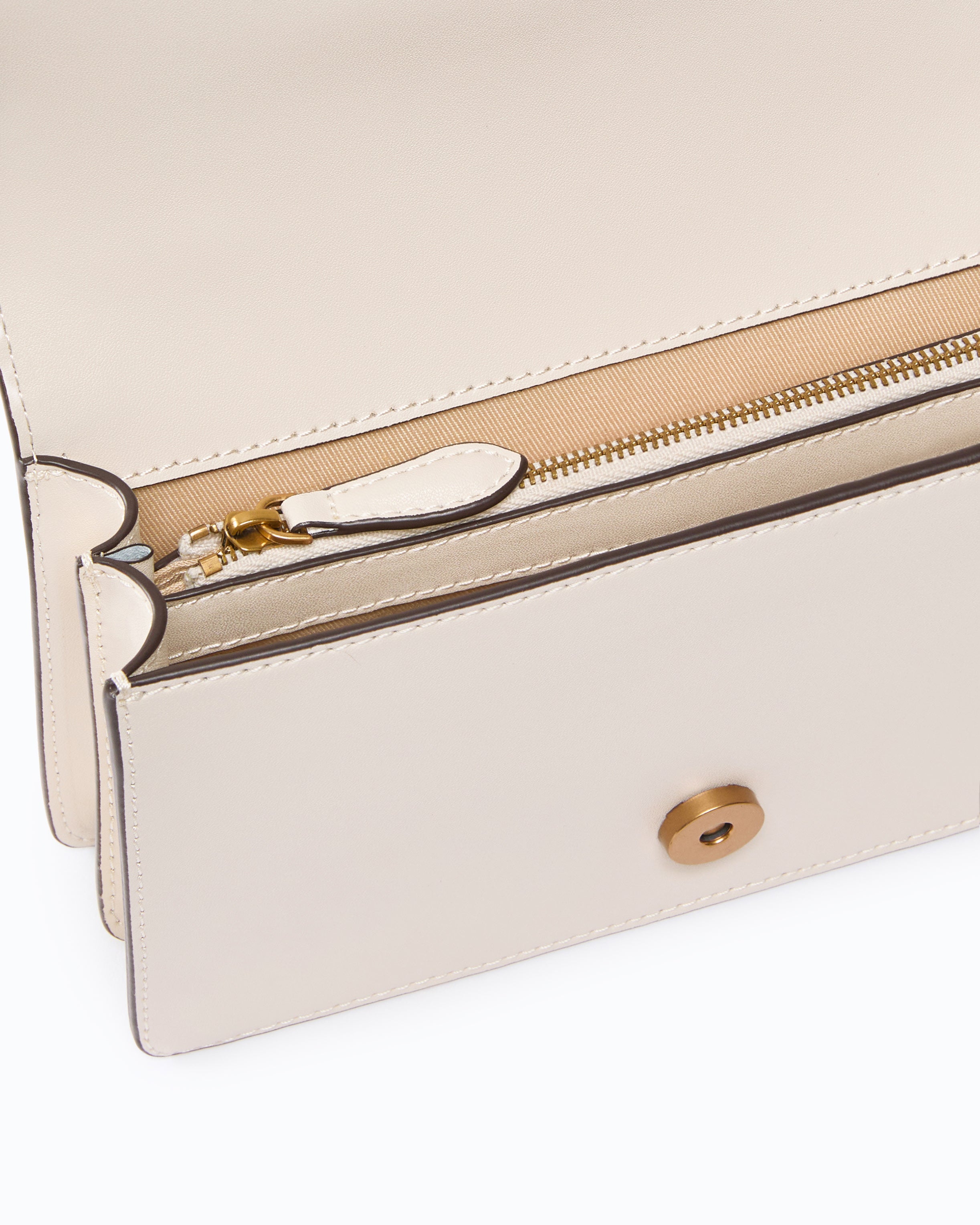 Pinko Love One Mini New Buckle torebka biała skóra