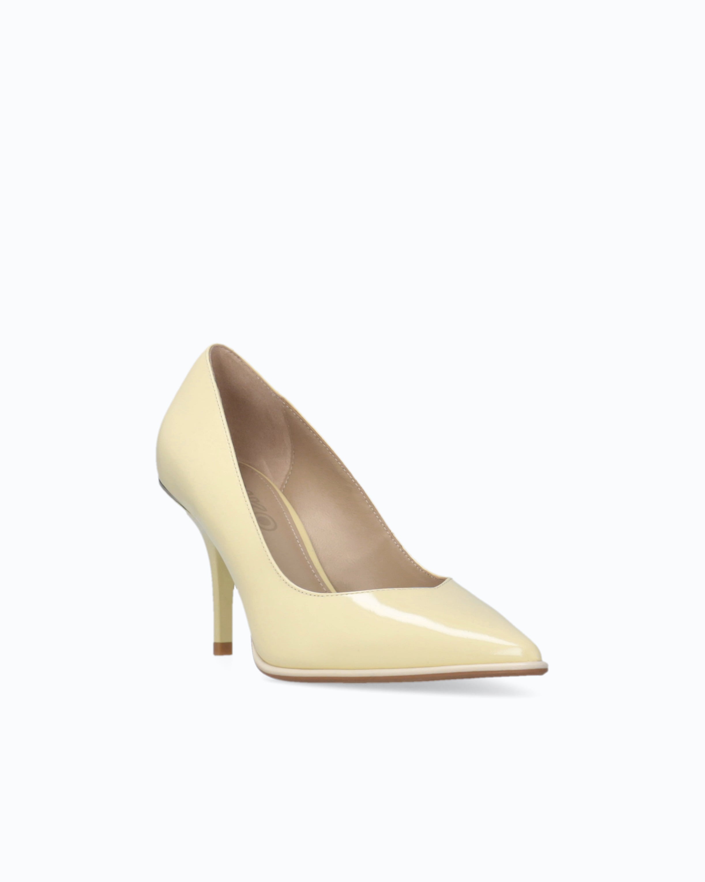 Pinko Lady 11 czółenka skórzane szpilka logo