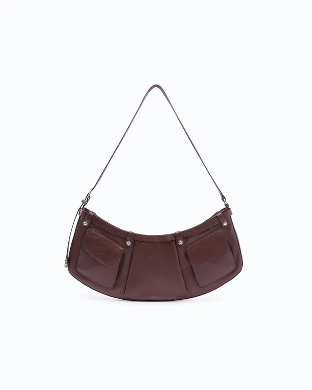 Pinko Pocket Body Bag torebka skórzana z kieszeniami