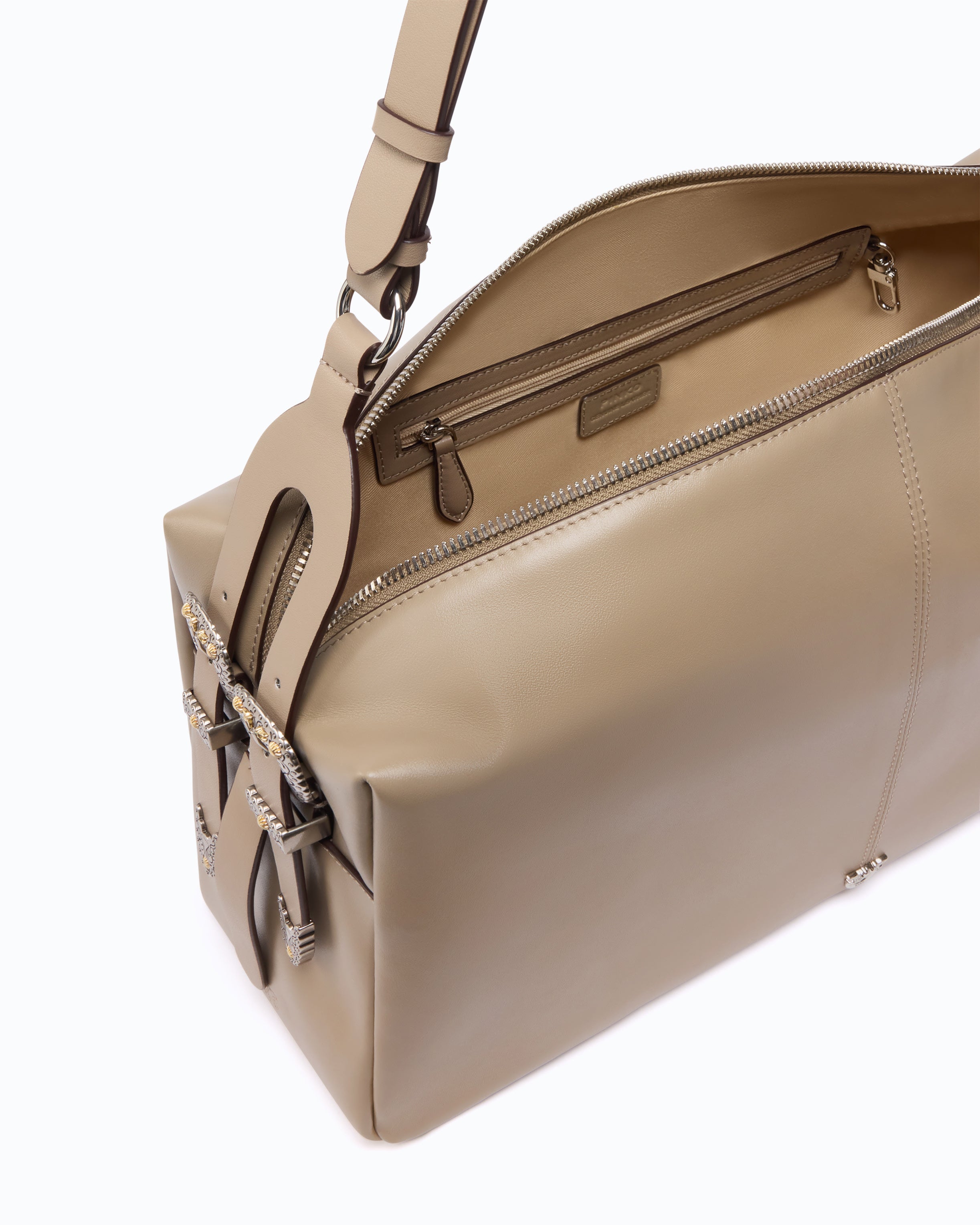 Pinko Keeper Bag torba skórzana duża new biker