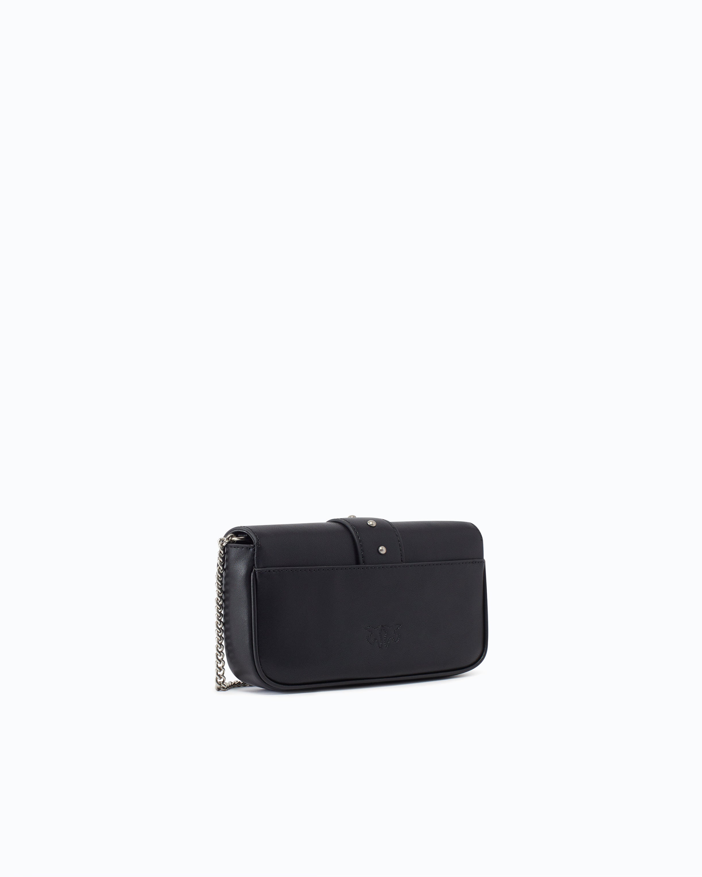 Pinko Love Bag One Simply torebka skórzana U czarna