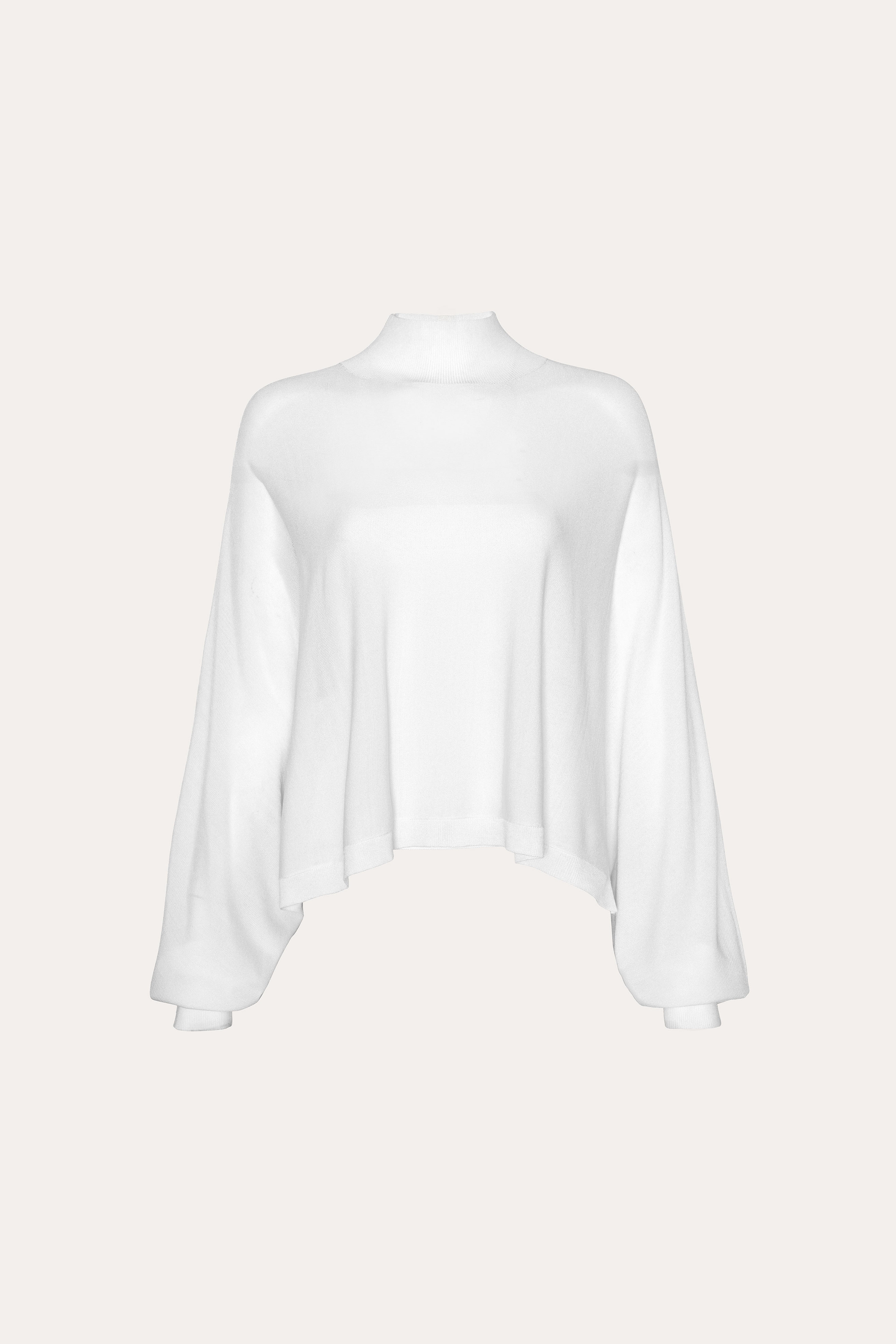 Elie Tahari Overlay ED5X7505 sweter biały z topem