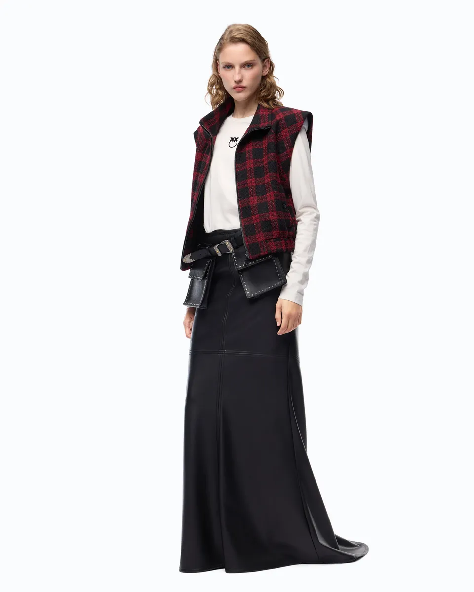Pinko Lexus Skirt spódnica długa czarna