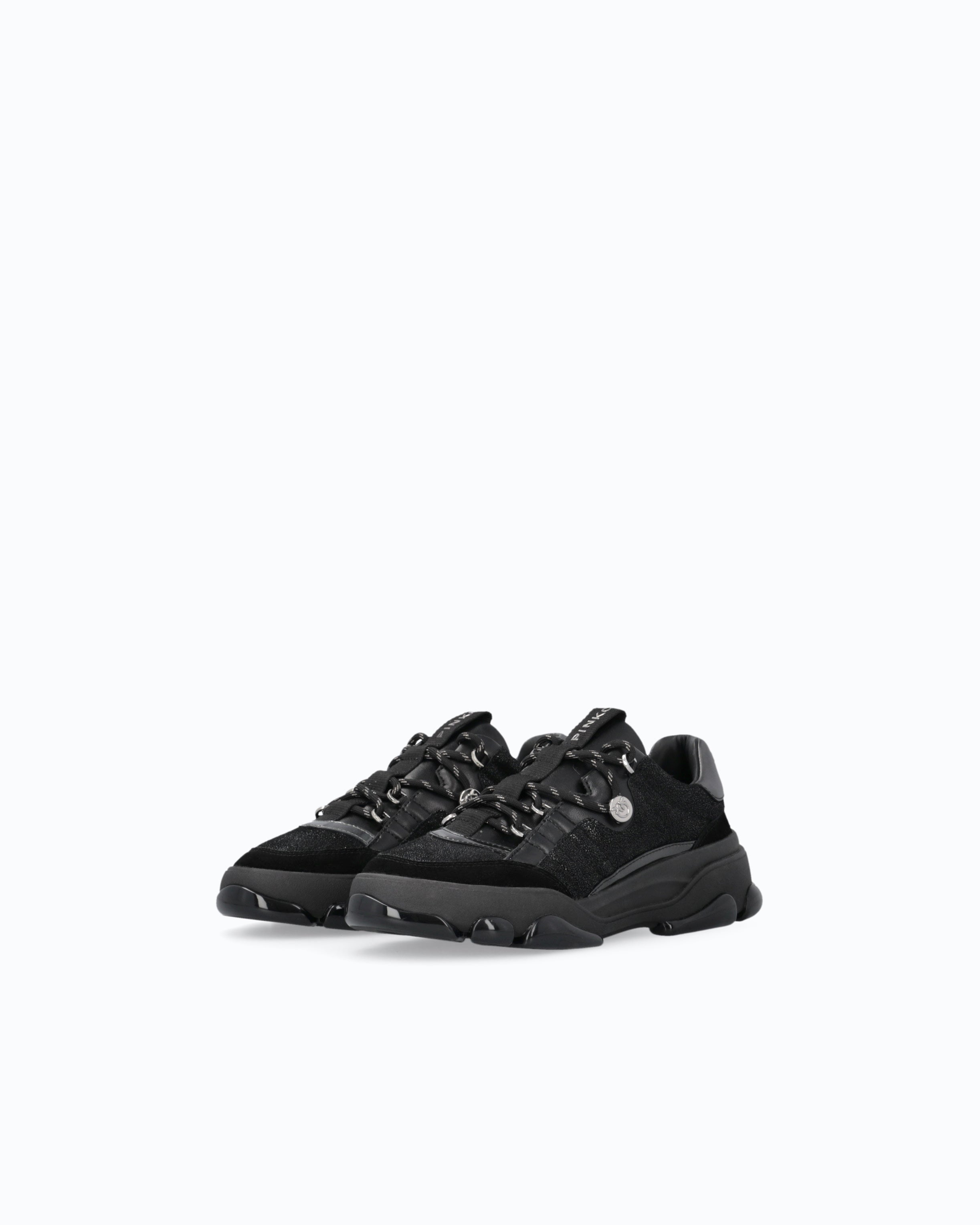 Pinko Athena 01 Sneaker sneakersy czarne skórzane