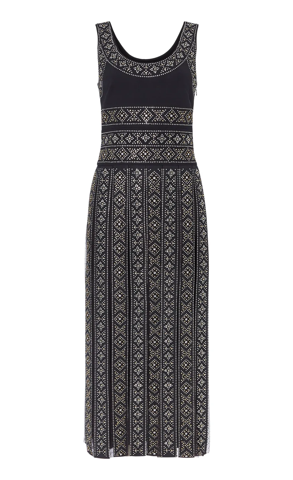 Temperley London Gallantry sukienka czarna midi