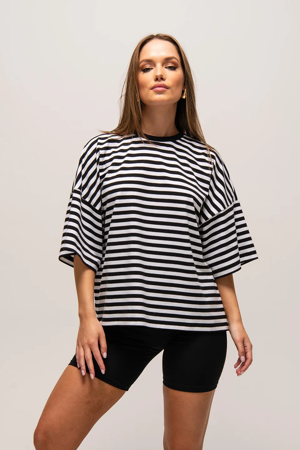 Nudyess Harper top bawełniany Black Stripes