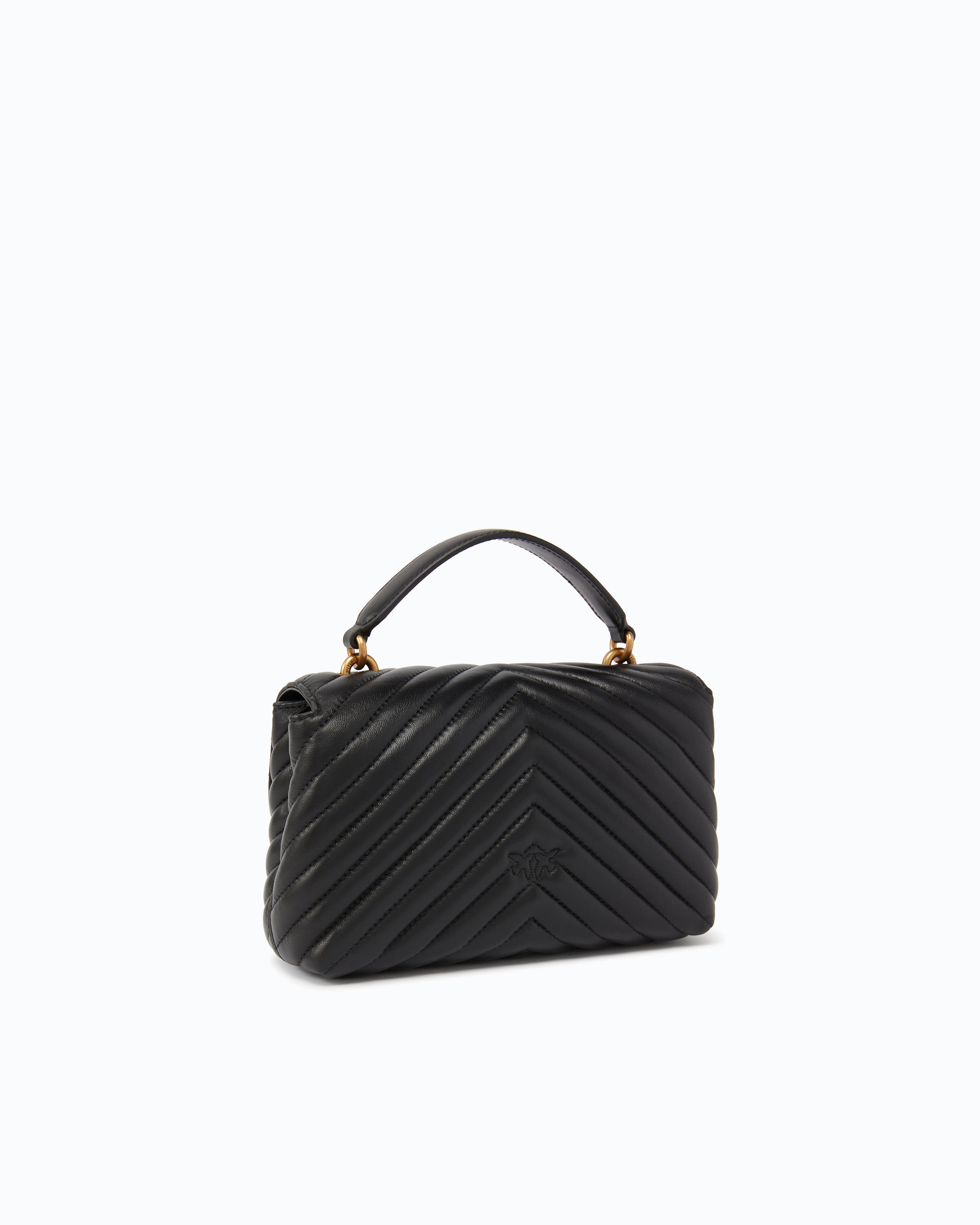 Pinko Lady Love Bag Puff torebka pikowana czarna