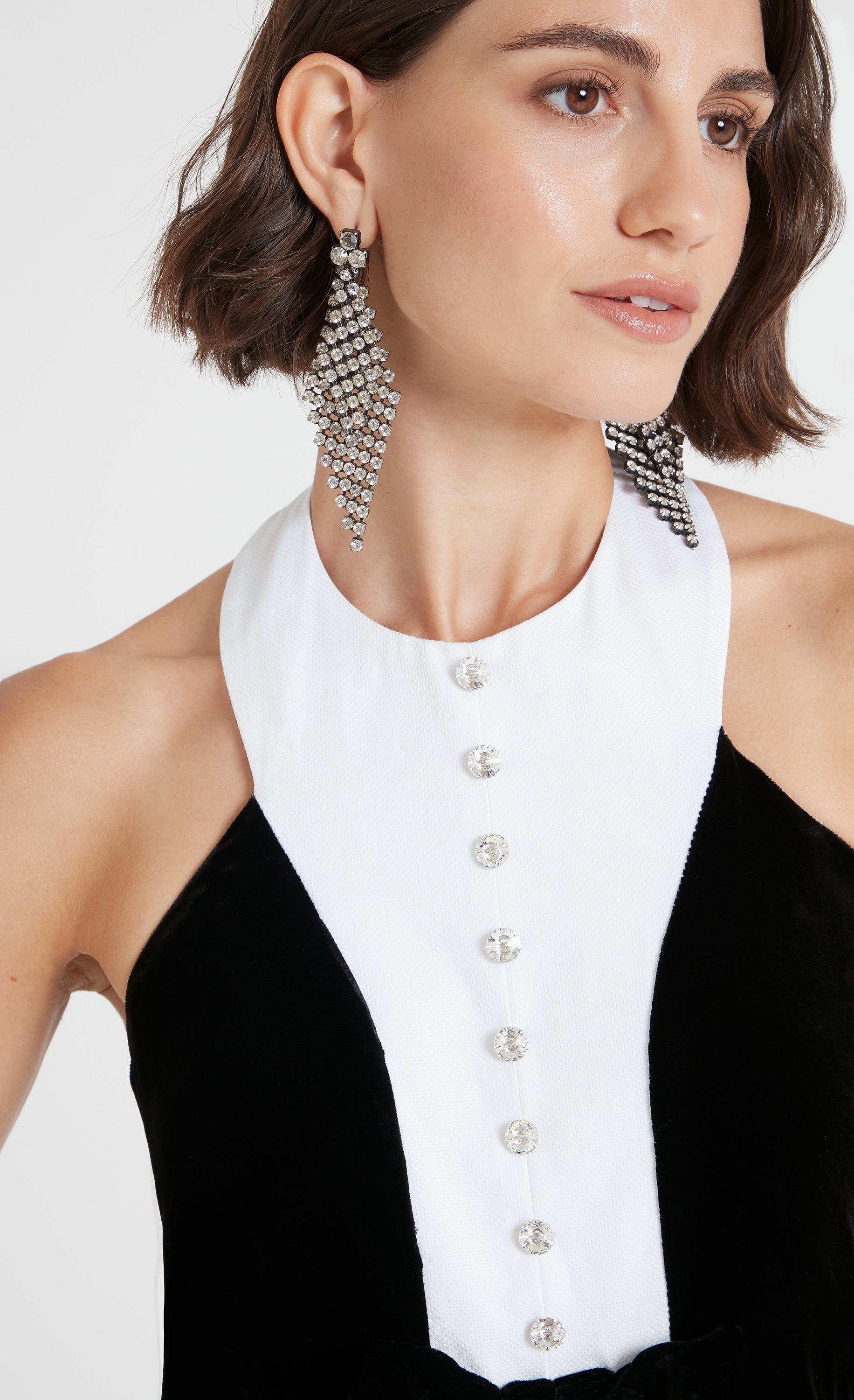 Temperley London Ashcombe sukienka wieczorowa czarna midi
