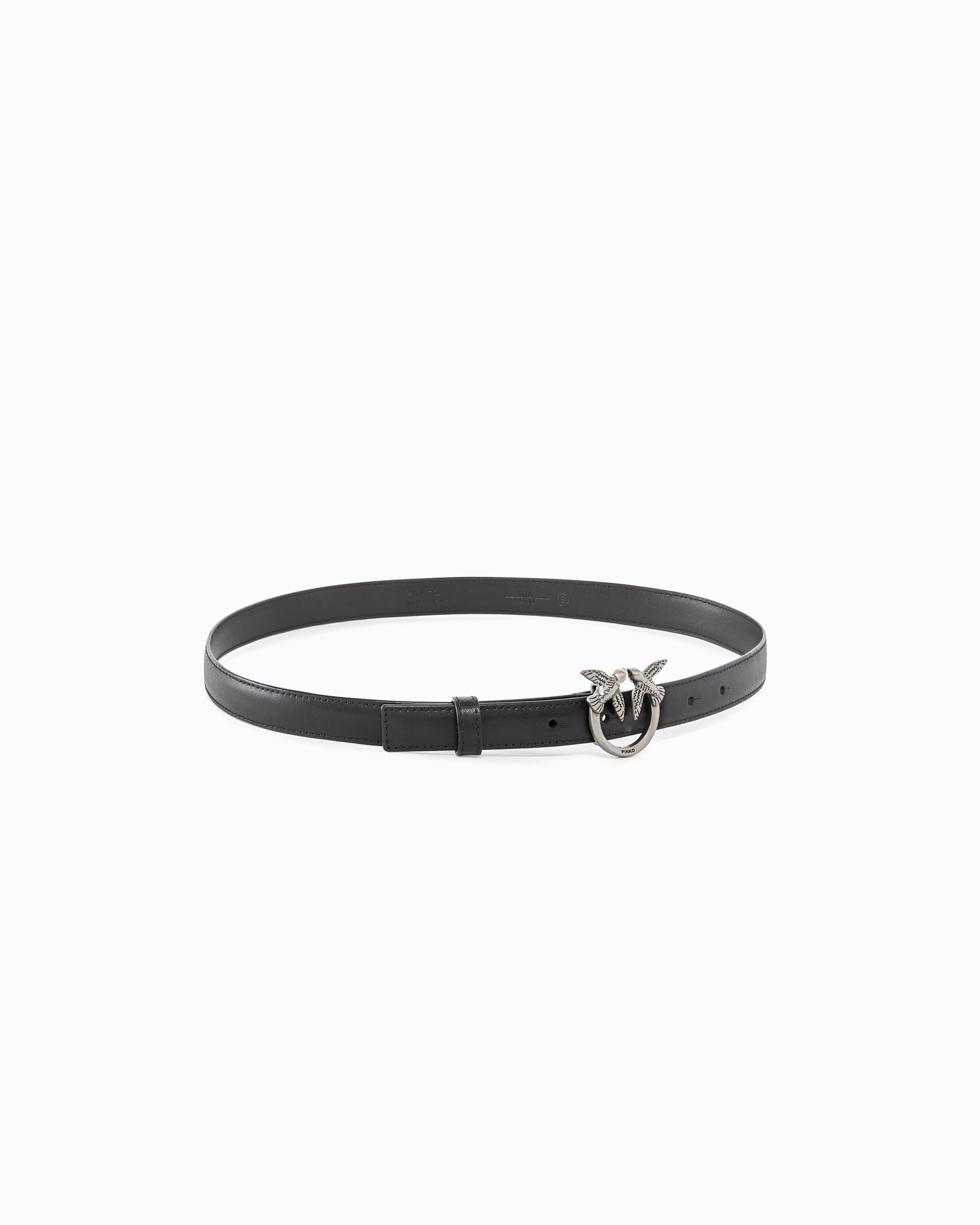 Pinko Love Berry H2 Belt pasek skórzany 2 cm
