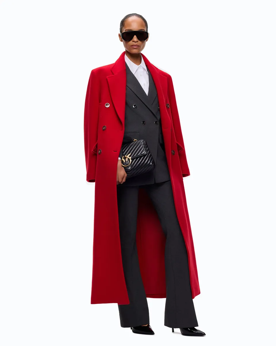 Pinko Covent Coat płaszcz długi wełniany 36-52