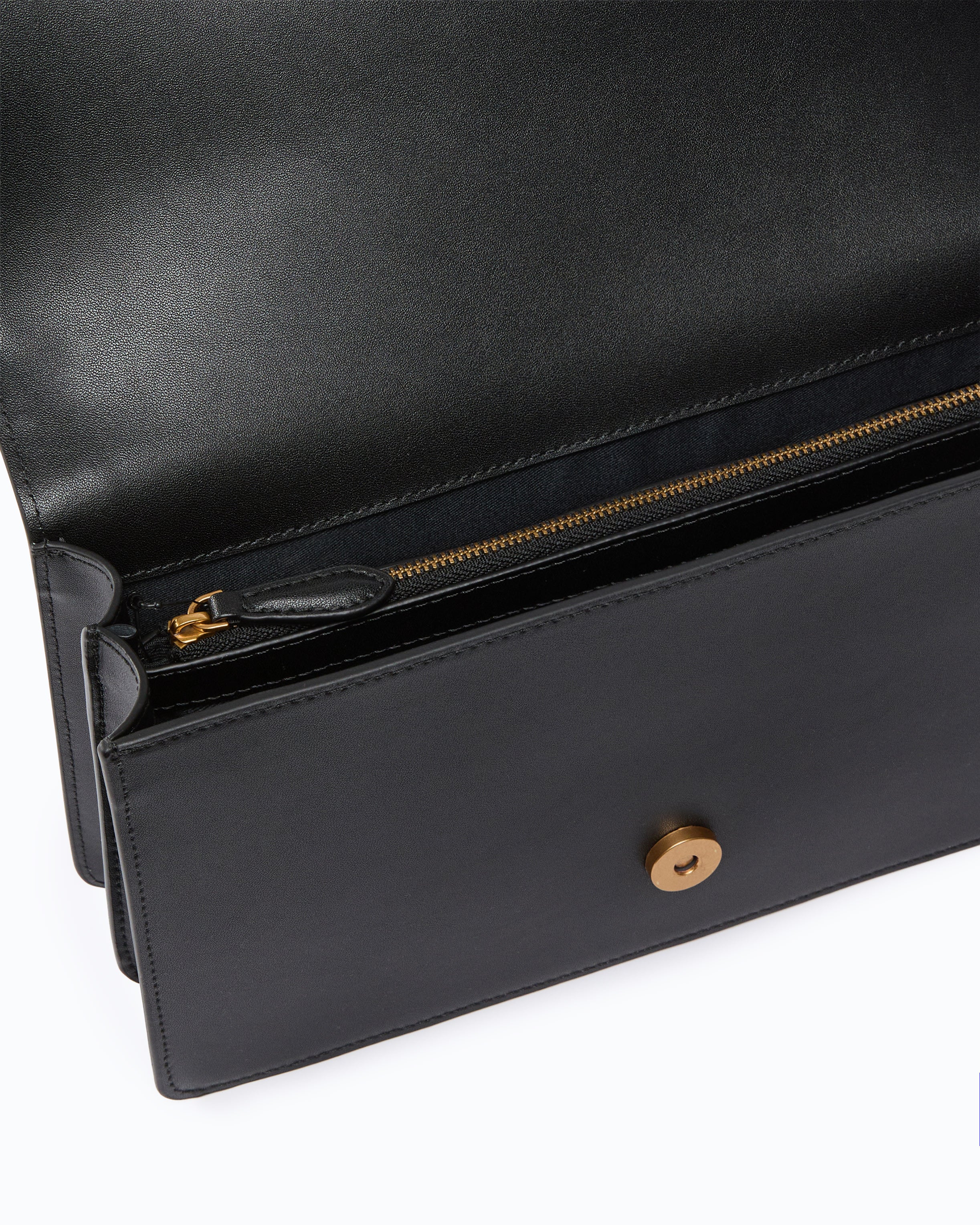 Pinko Love Bag One torebka skórzana czarna