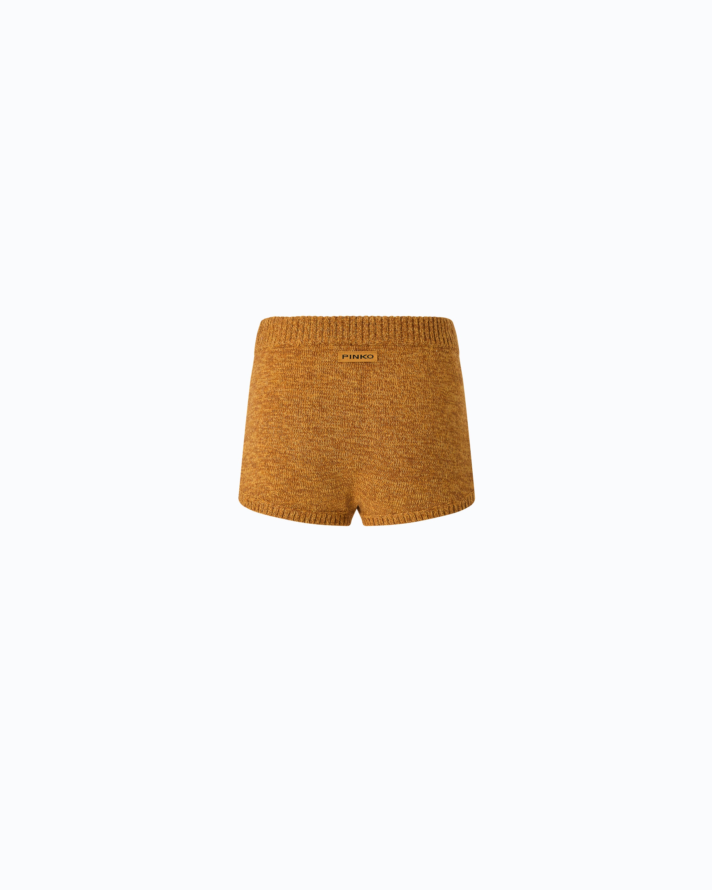 Pinko Postdam Shorts szorty wełniane kryształki