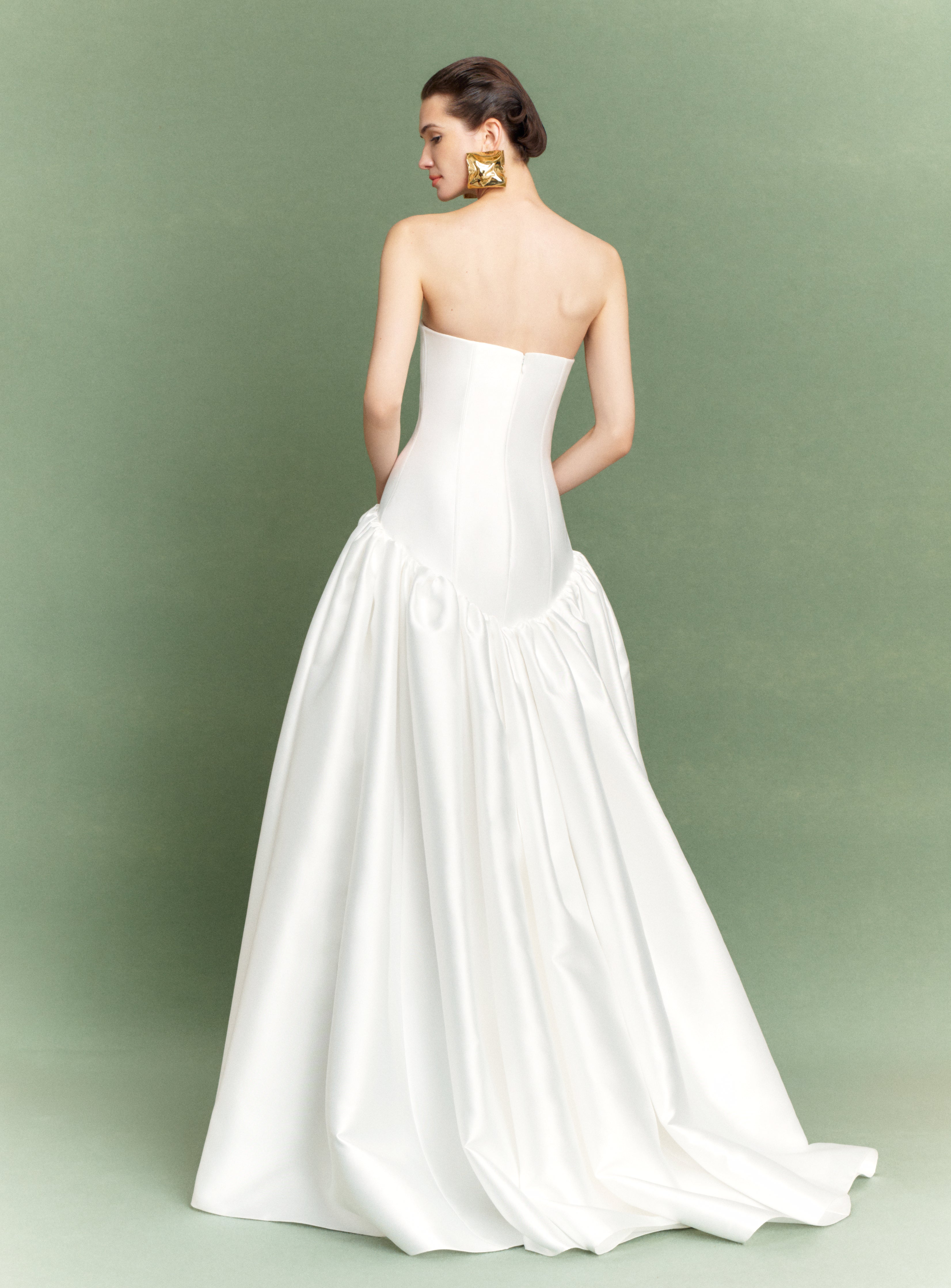 Solace London Cassias sukienka wieczorowa maxi kremowa