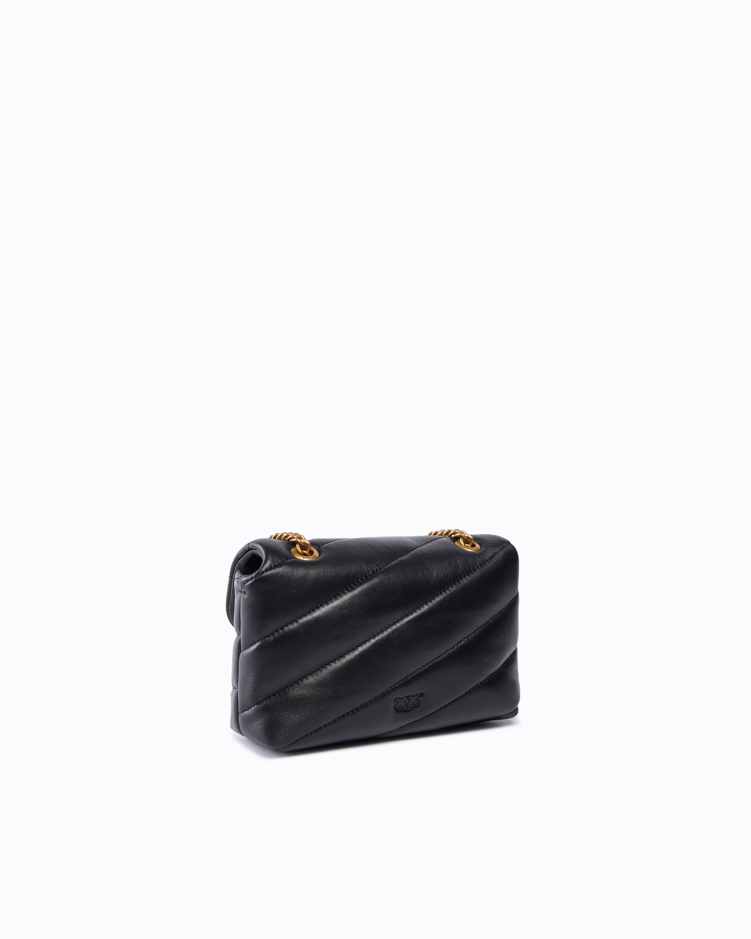 Pinko Baby Love Bag Puff Maxi Quilt New Buckle torba czarna