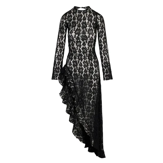 Delfi Collective Rosalia sukienka koronkowa Black Lace