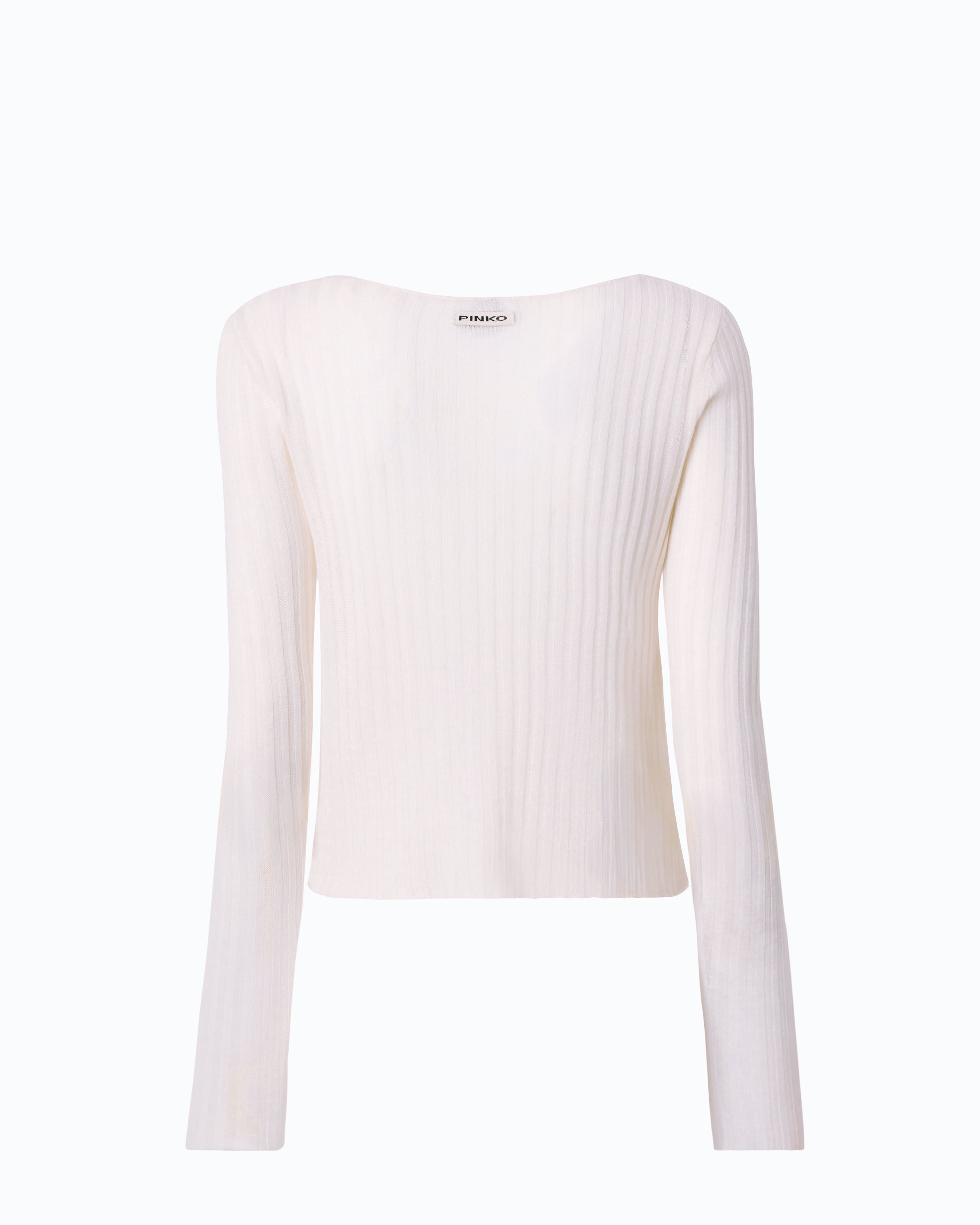 Pinko Sibilo Cardigan kardigan bialy welniany