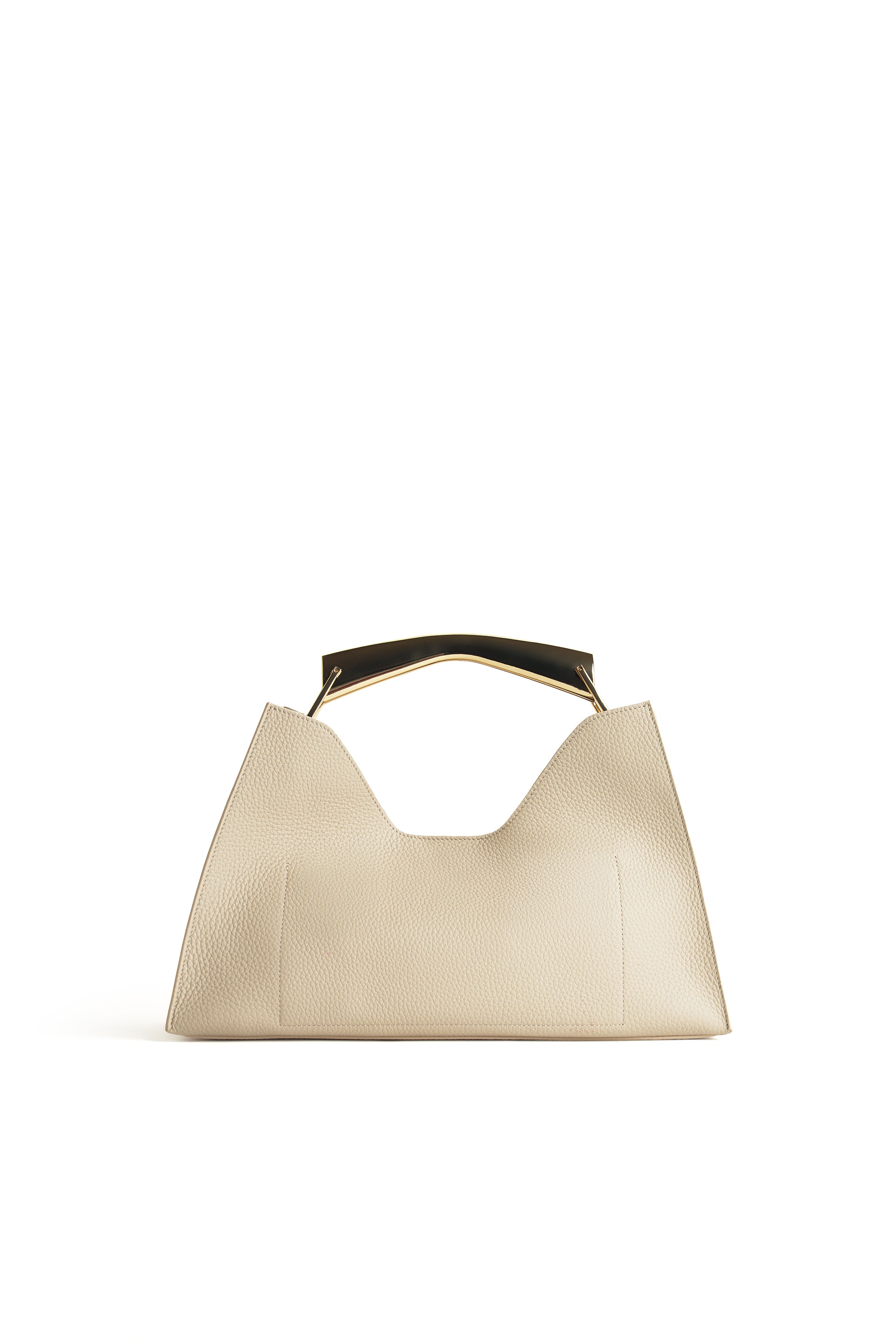 Bronx and Banco Poline Midi Bag torebka biała skórzana