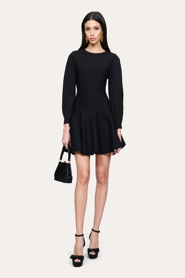 Elie Tahari Milano Sculpt ED5YJ615 sukienka mini czarna