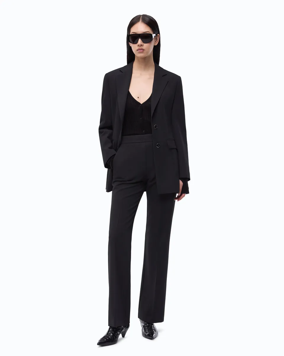 Pinko Peonia Pants spodnie eleganckie czarne kant