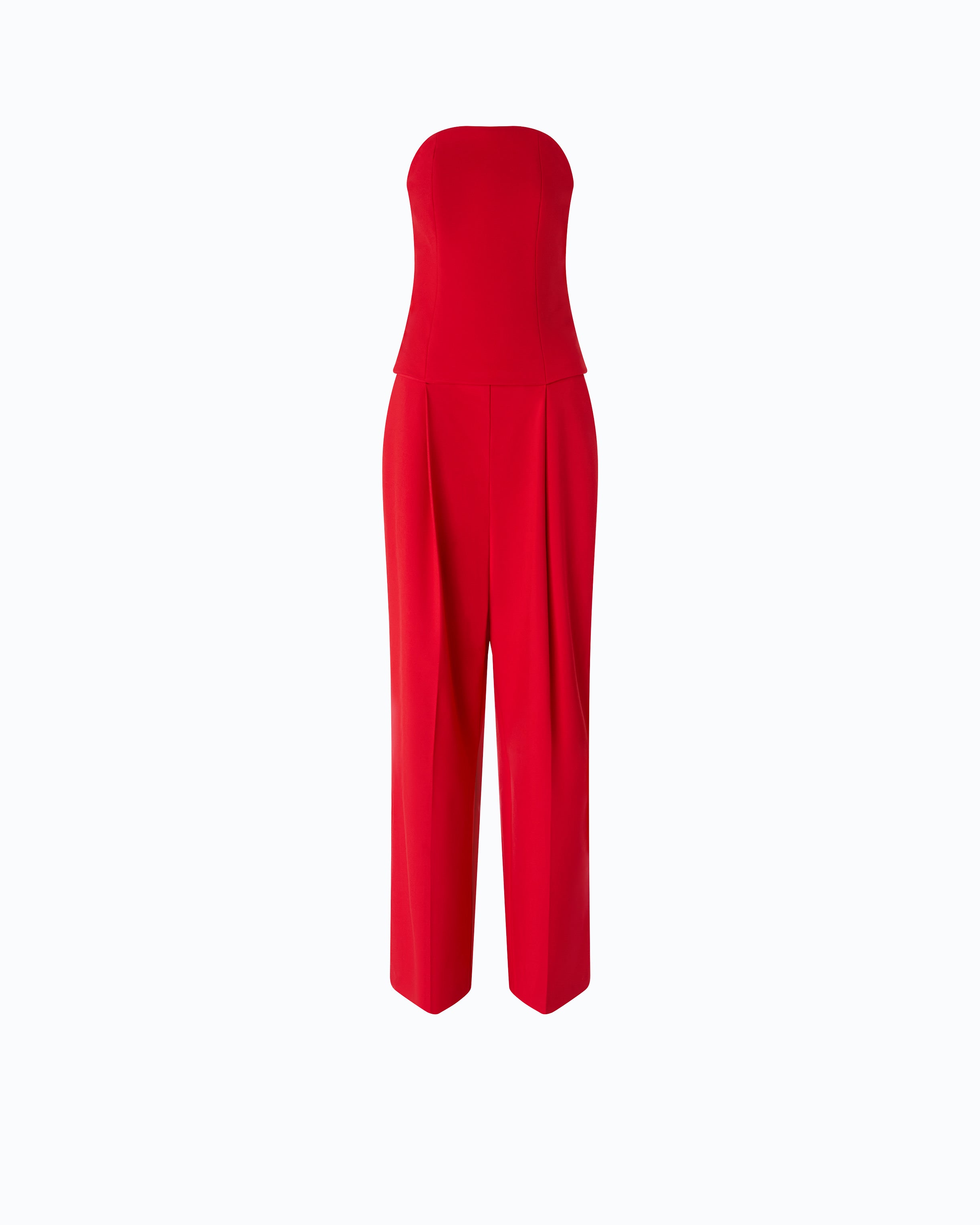 Pinko Espace Jumpsuit kombinezon czerwony gorset 40
