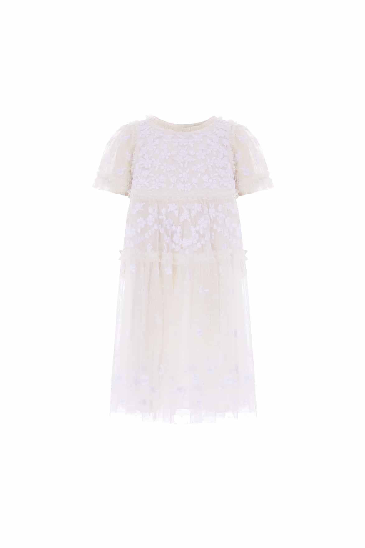 Needle & Thread Garland Ribbon Baby Gown biała 2-częściowa