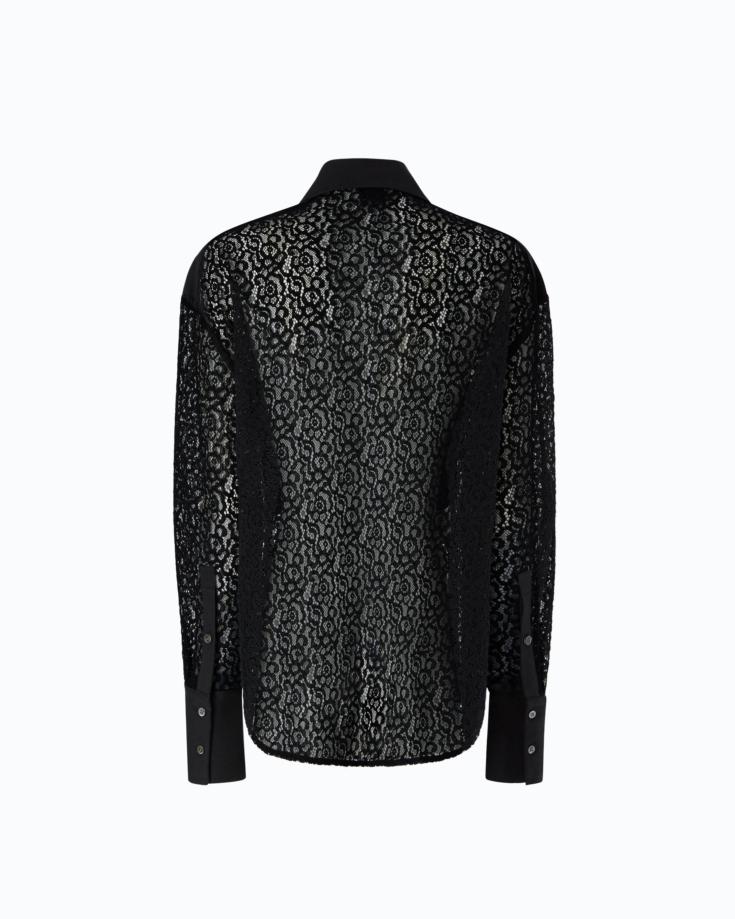 Pinko Magliocco Shirt koszula koronkowa czarna