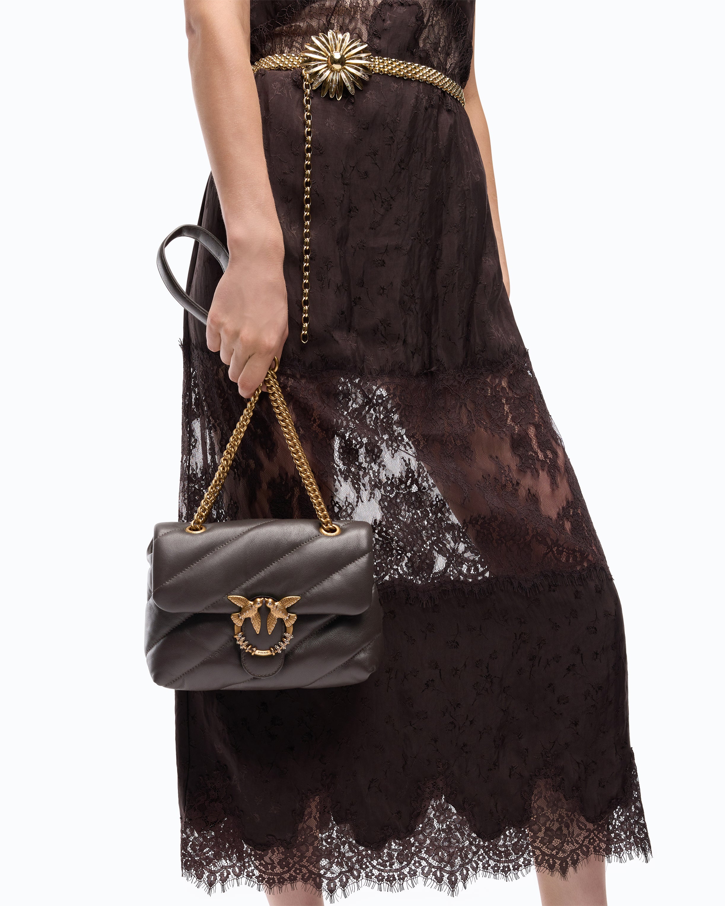 Pinko Mini Love Bag Puff torebka pikowana U