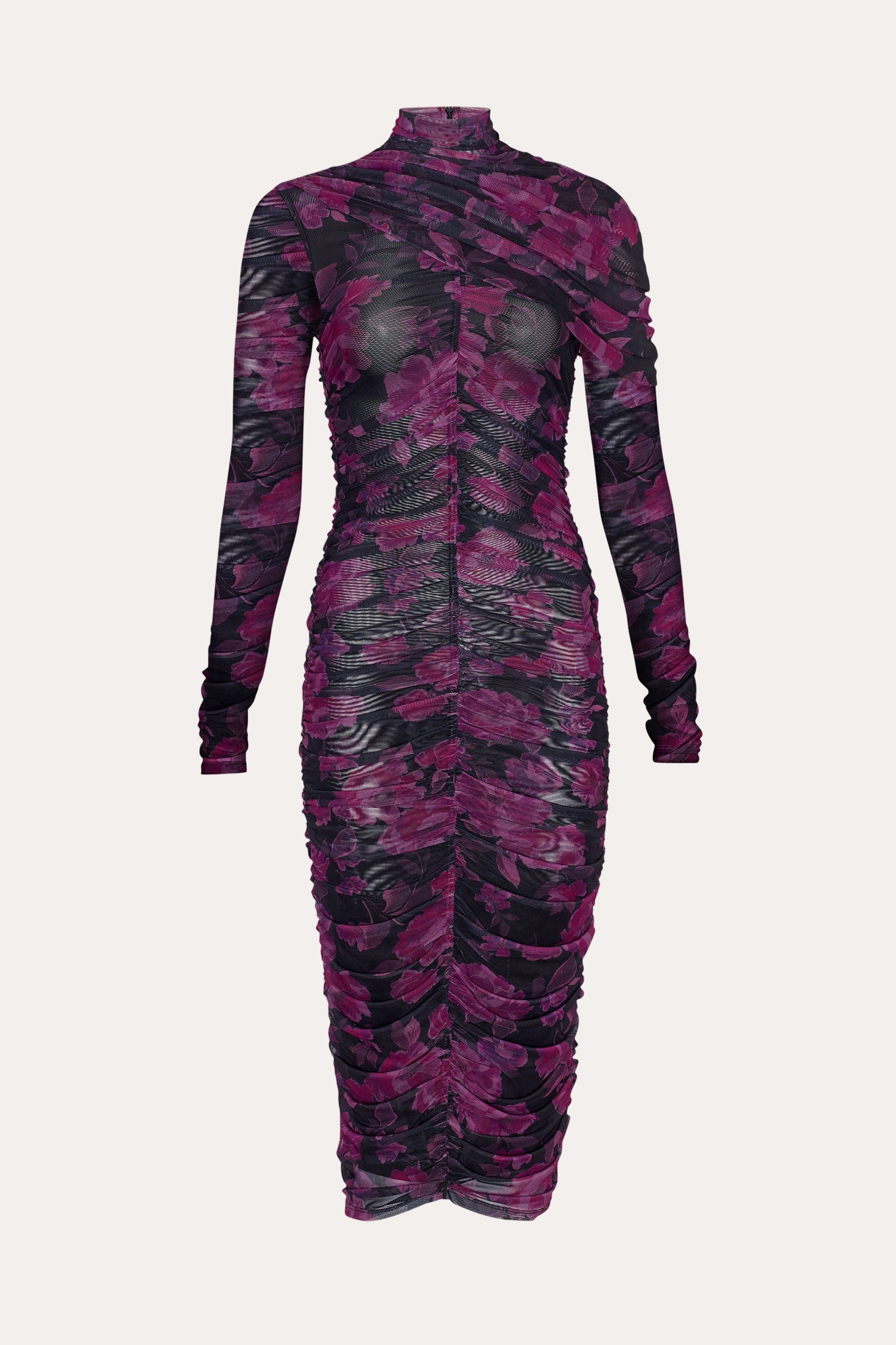 Elie Tahari Georgia sukienka wild rose midi bodycon