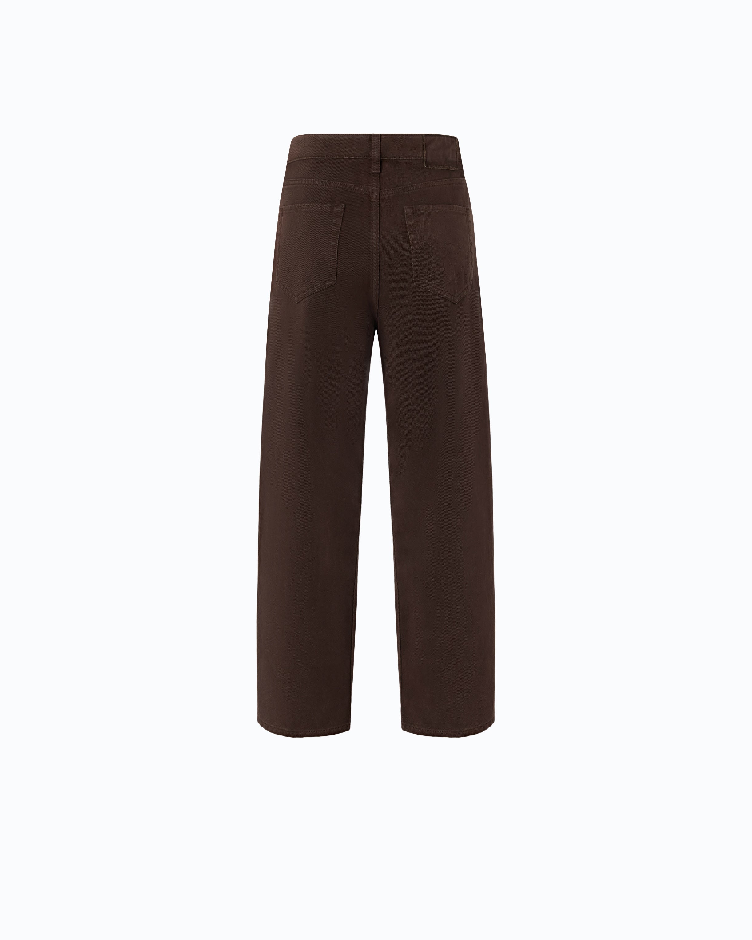 Pinko Estelle Egg spodnie barrel fit brązowe bull
