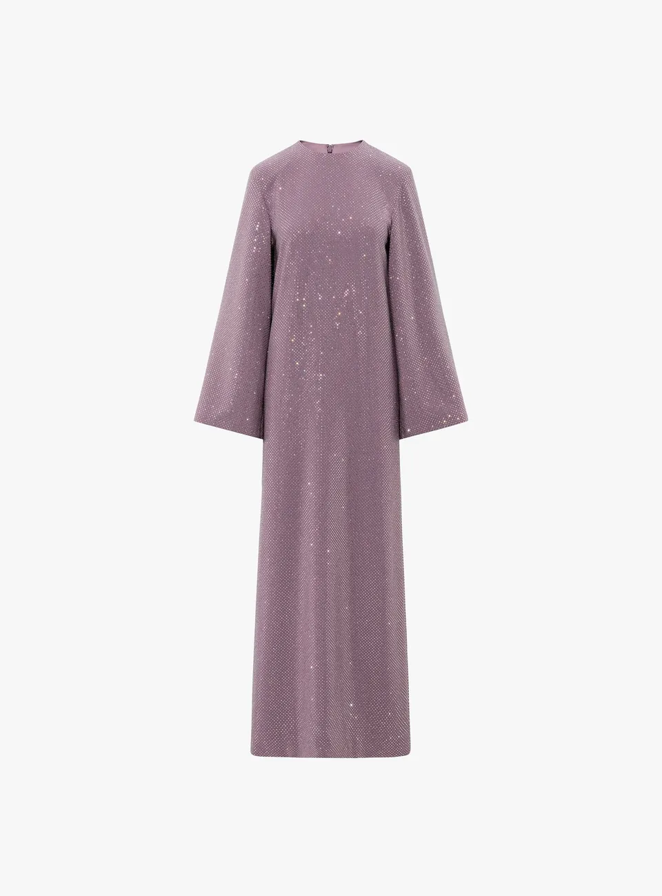 Solace London Delano sukienka maxi Acai z kryształkami