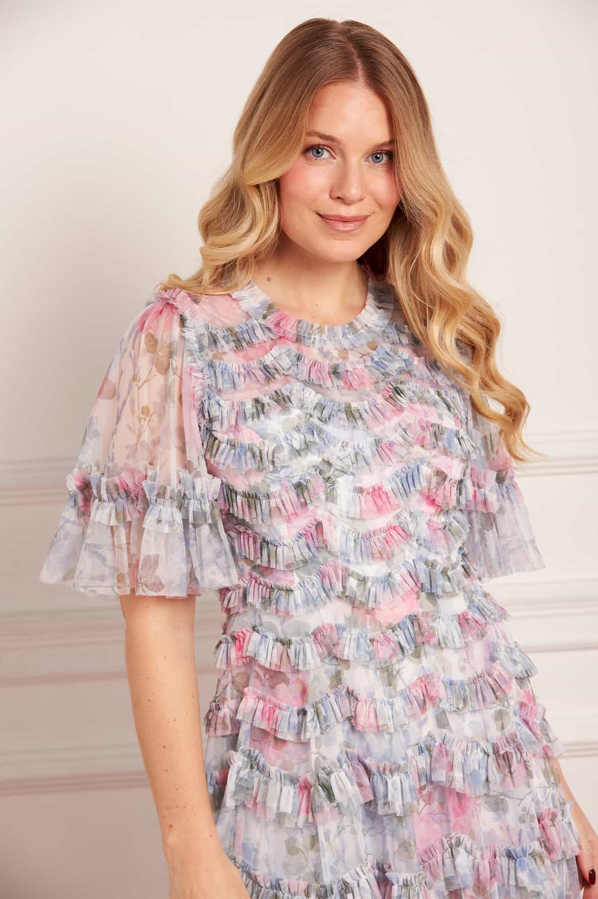 Needle & Thread Camille's Garden sukienka balerina midi