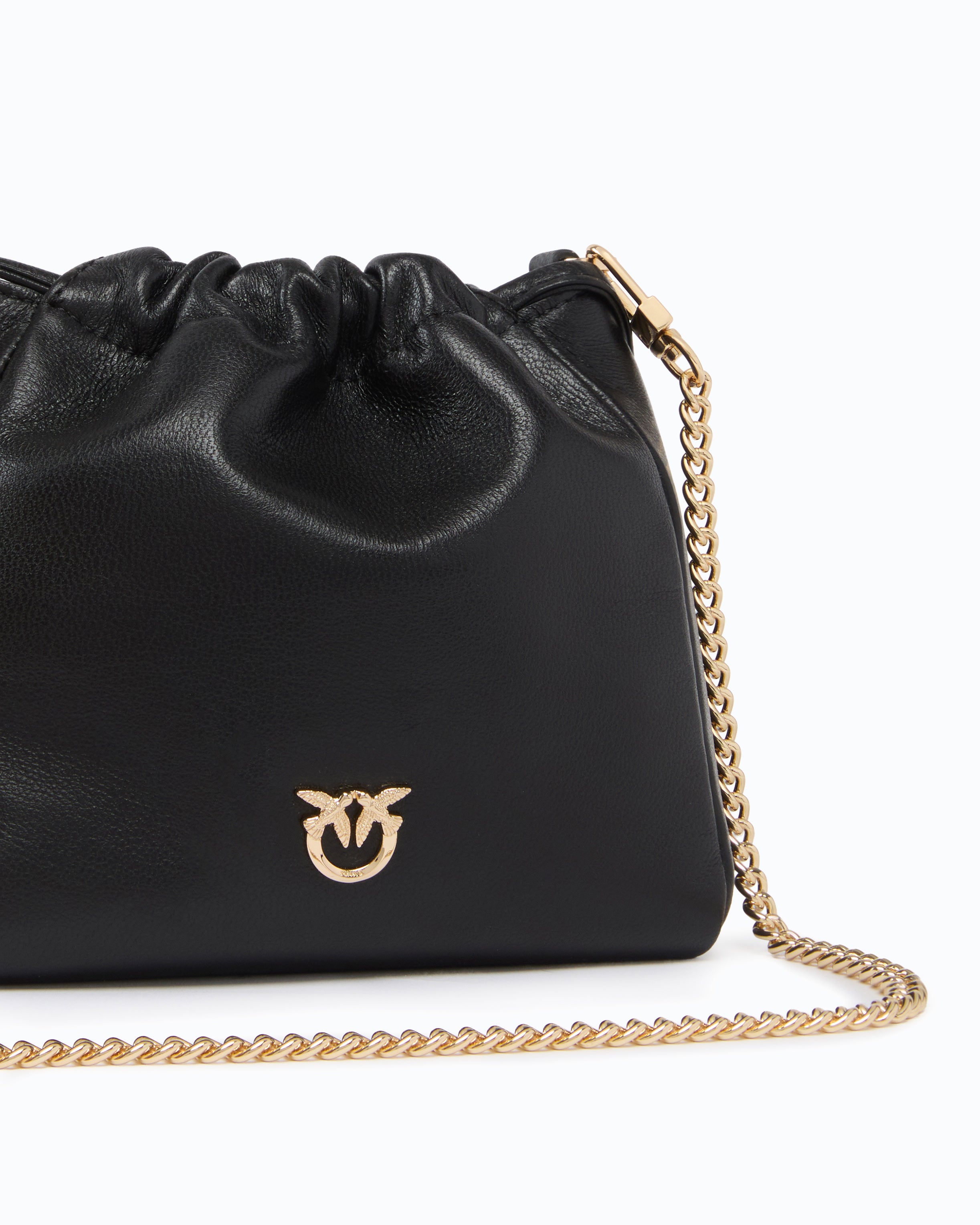 Pinko Pouch Nappa worek skórzany cętkowany
