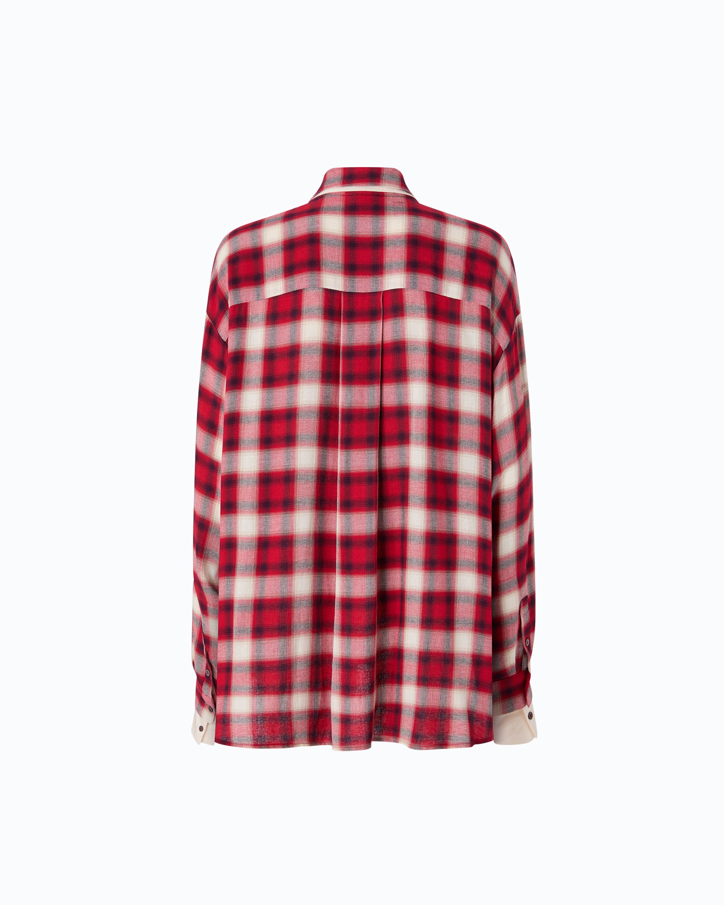 Pinko Clivia Shirt koszula czarna w kratkę